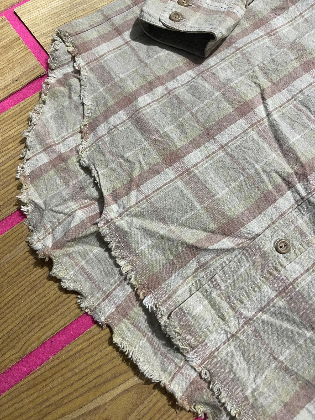 If Six Was Nine Y2K RODEO CROWNS long sleeve checkered shirt Size US L / EU 52-54 / 3 - 3 Thumbnail