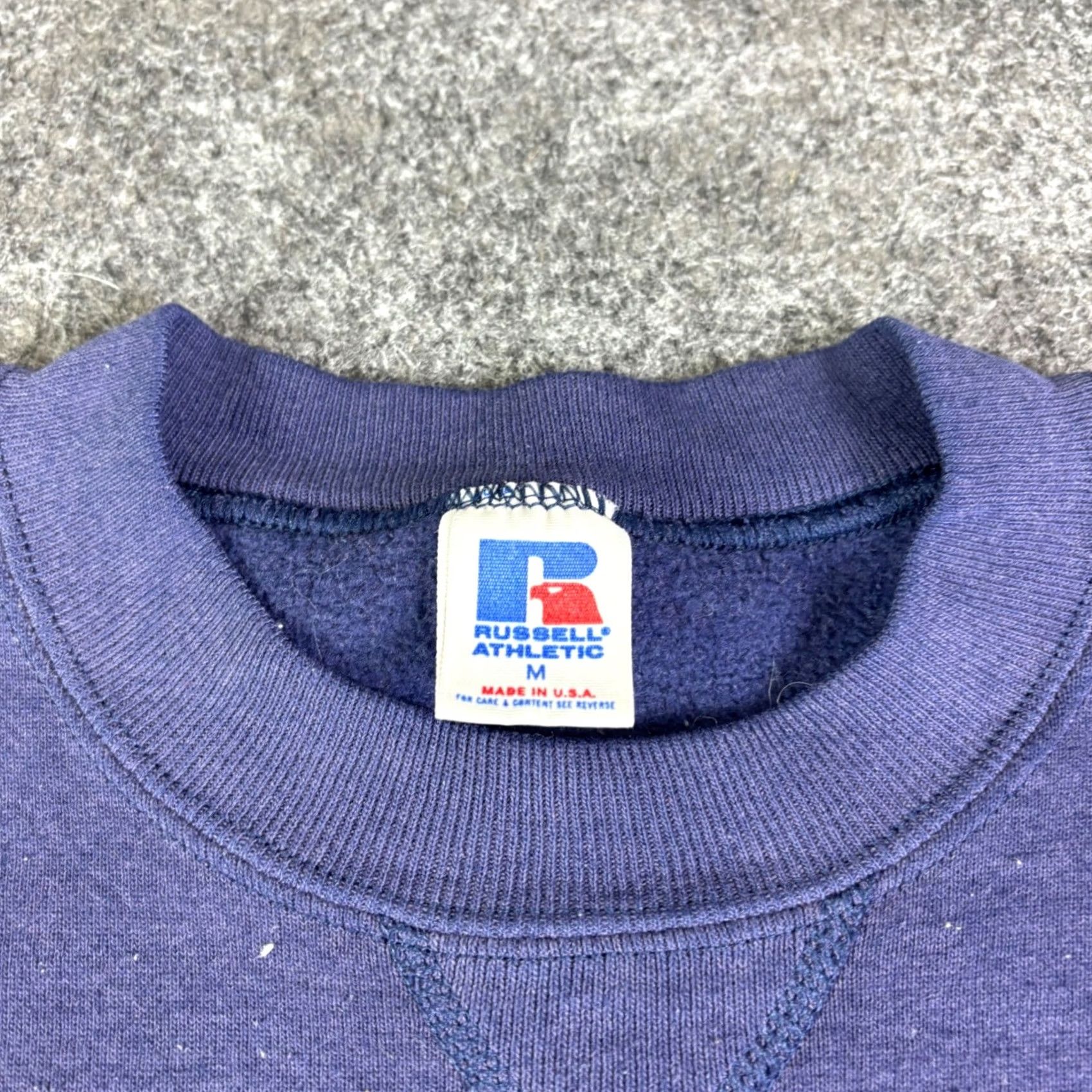 Russell Athletic VINTAGE Russell Athletic Sweatshirt Navy Blue M Crew Neck Mens Graphic Print 90s Penn State Athletics Size US M / EU 48-50 / 2 - 5 Thumbnail