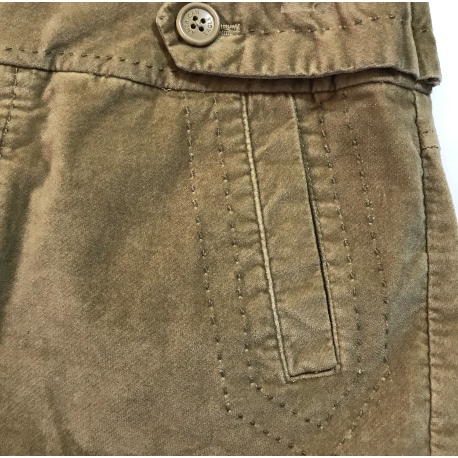 American Eagle Outfitters American Eagle Outfitters Women's Mini Skirt Size 4 Camel Brown Native Western Size 27" / US 4 / IT 40 - 5 Thumbnail