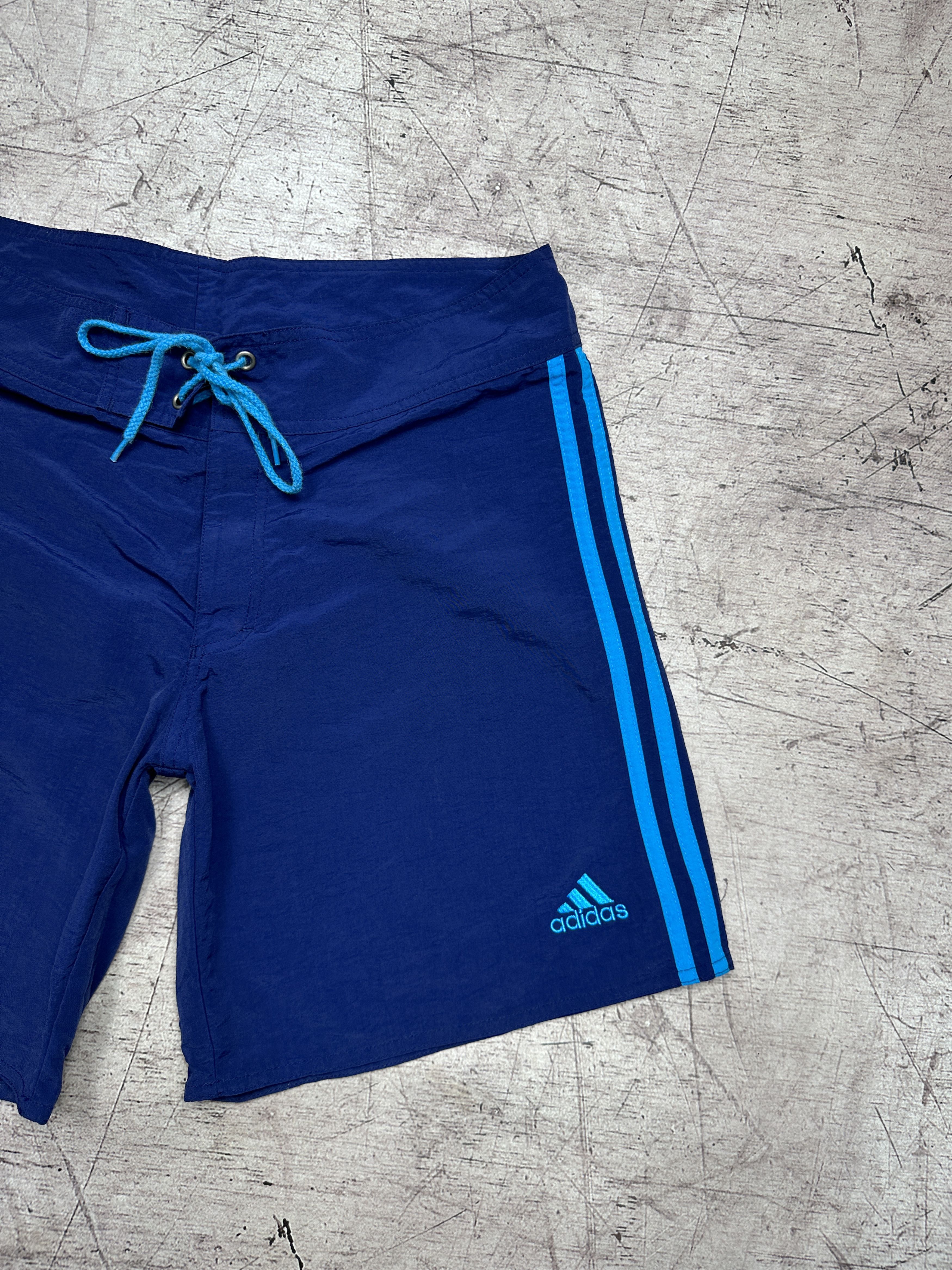 Adidas Adidas Vintage Mens Nylon Swimming Shorts Size US 30 / EU 46 - 2 Thumbnail
