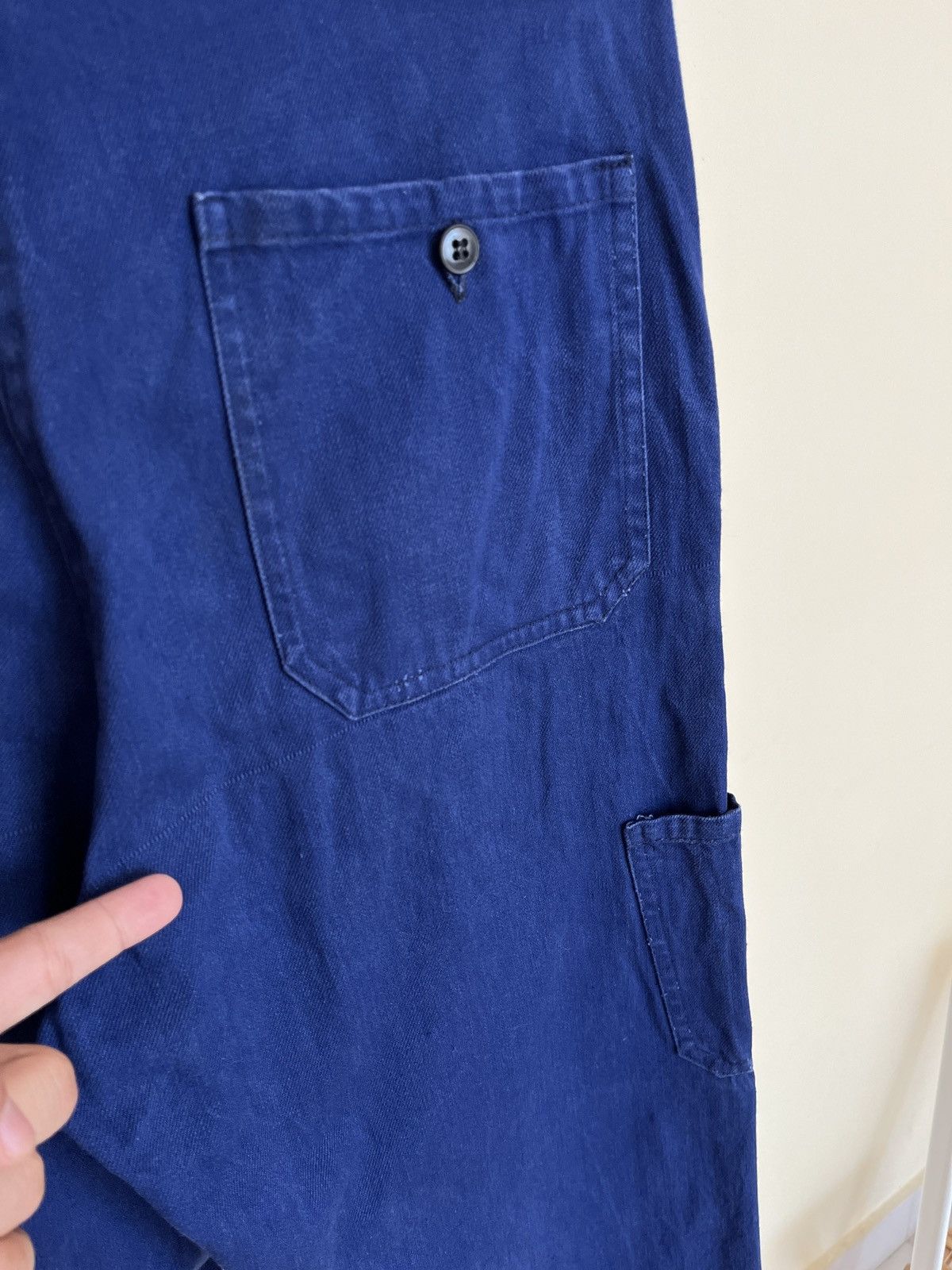 Le Laboureur Vintage 70s / 80s French Work Pants Size US 41 - 5 Thumbnail