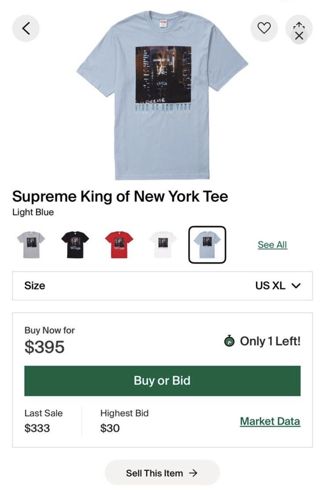 Supreme Supreme king of new york shirt Size US XL / EU 56 / 4 - 3 Thumbnail