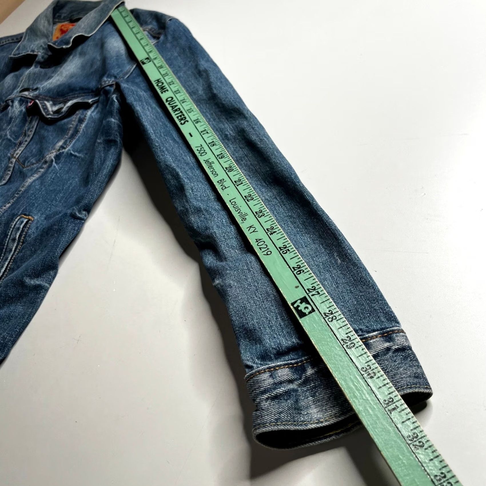 Levi's Levi's Mens Jacket Trucker Jacket Denim Blue Jean Jacket L Size US 33 - 3 Thumbnail