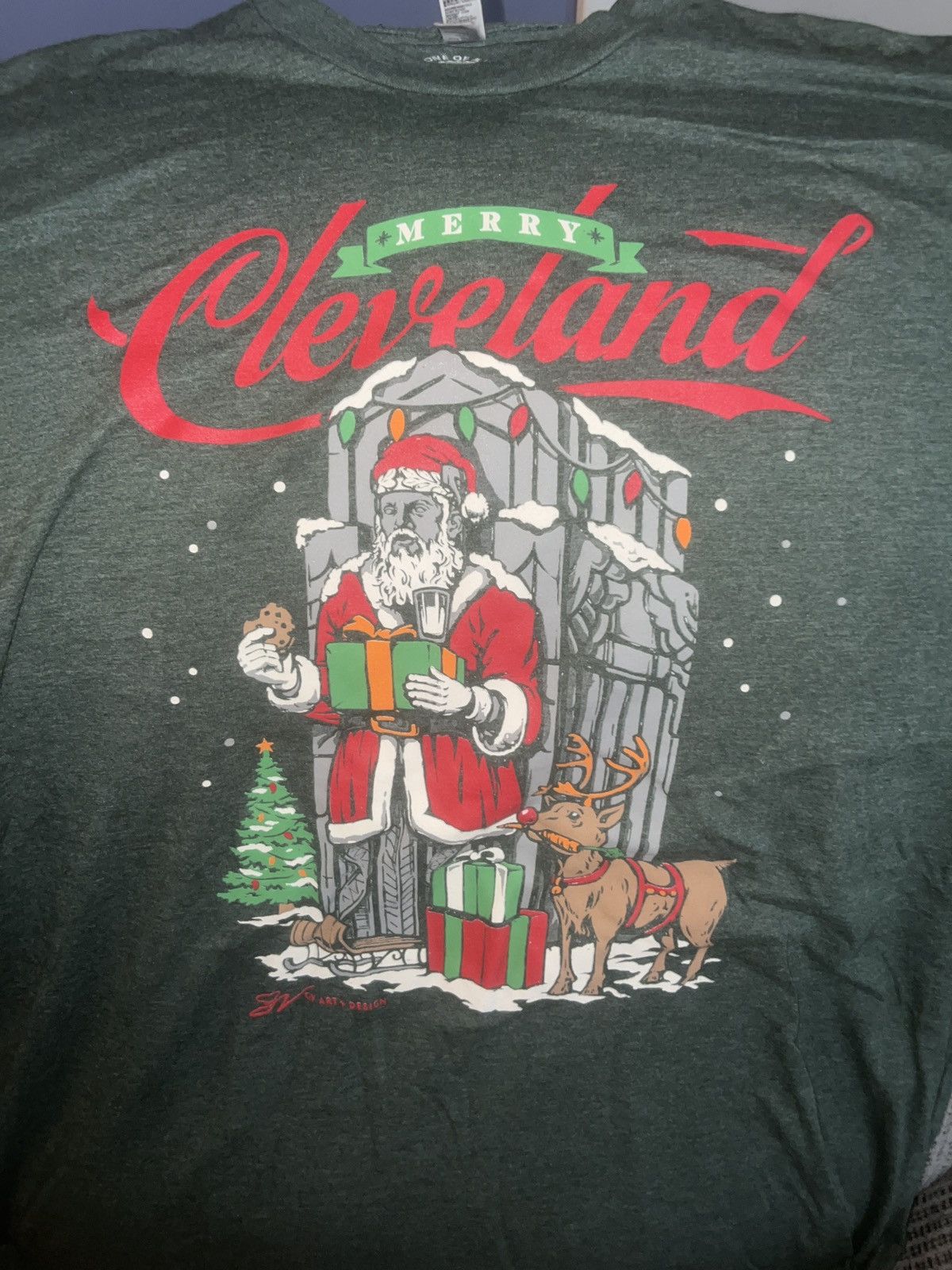 American Apparel American Apparel GV Art + Design Merry Cleveland Tee Size US XXL / EU 58 / 5 - 2 Thumbnail