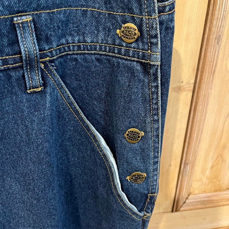 Vintage NWT VTG 90s Paco Jeans Overalls Mens Blue Denim Size L Size US 40 / EU 56 - 6 Thumbnail