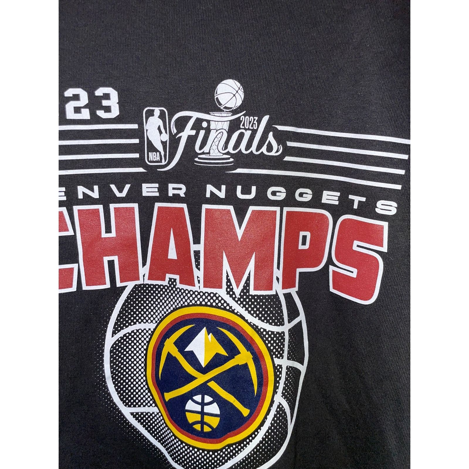 NBA Youth NBA Denver Nuggets Finals Champs Basketball Shirt L Size US L / EU 52-54 / 3 - 4 Thumbnail