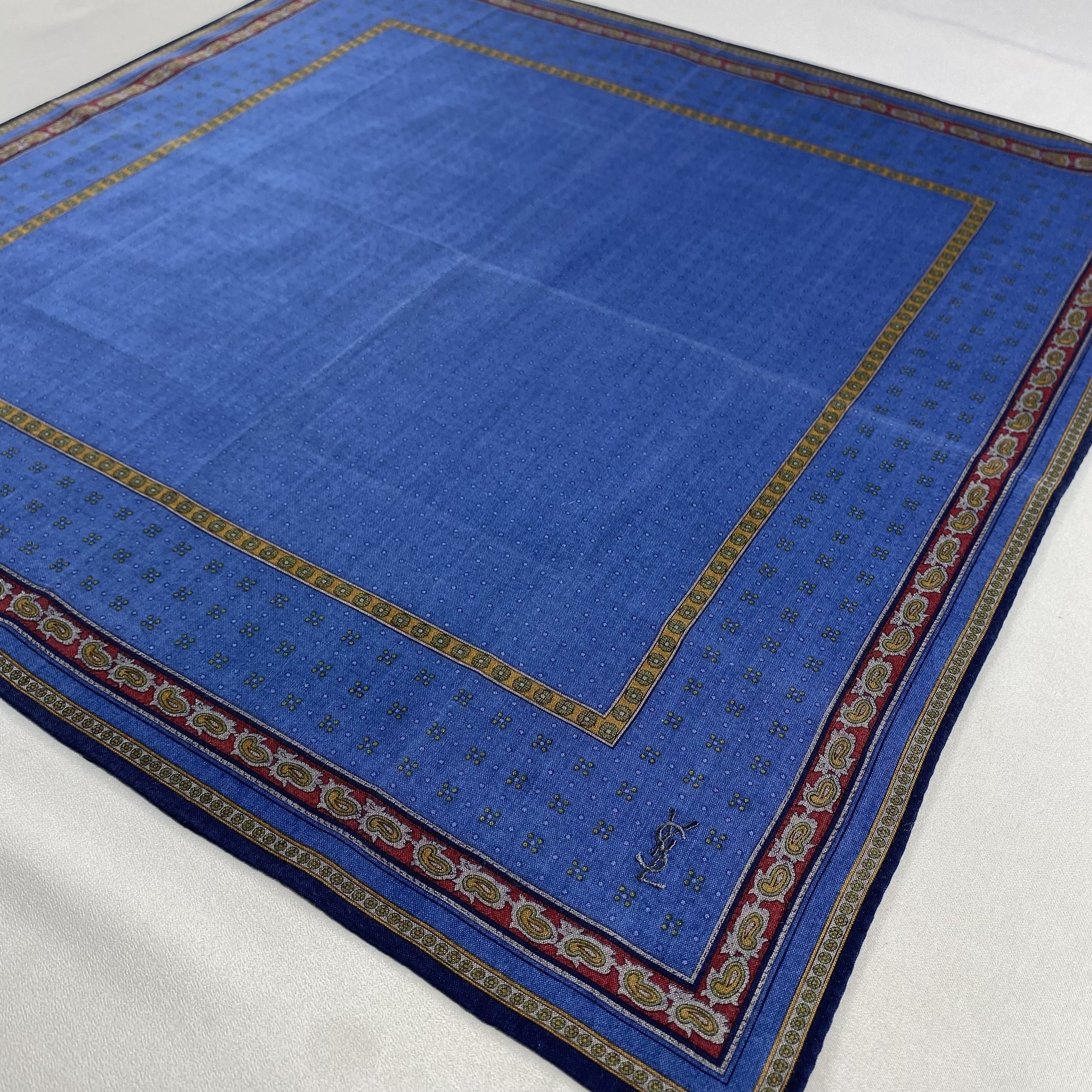 Vintage Yves Saint Laurent Handkerchief / Neckerchief-P1234 Size ONE SIZE - 2 Thumbnail