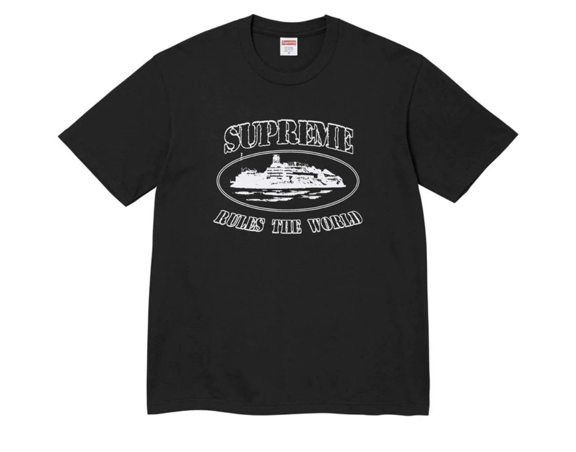 Supreme Supreme Corteiz Black Rules The World Tee | Grailed