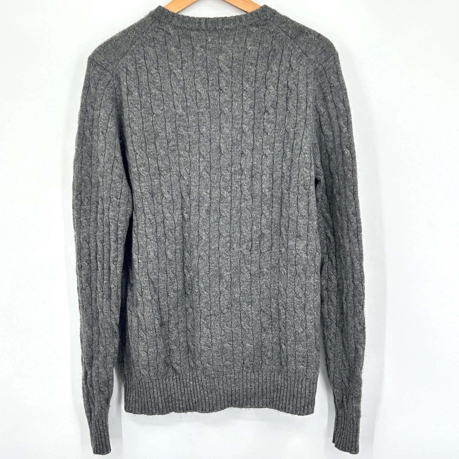 Other Elliot Mulryan Cashmere Cable Knit Crewneck Sweater Gray M Size US M / EU 48-50 / 2 - 2 Thumbnail
