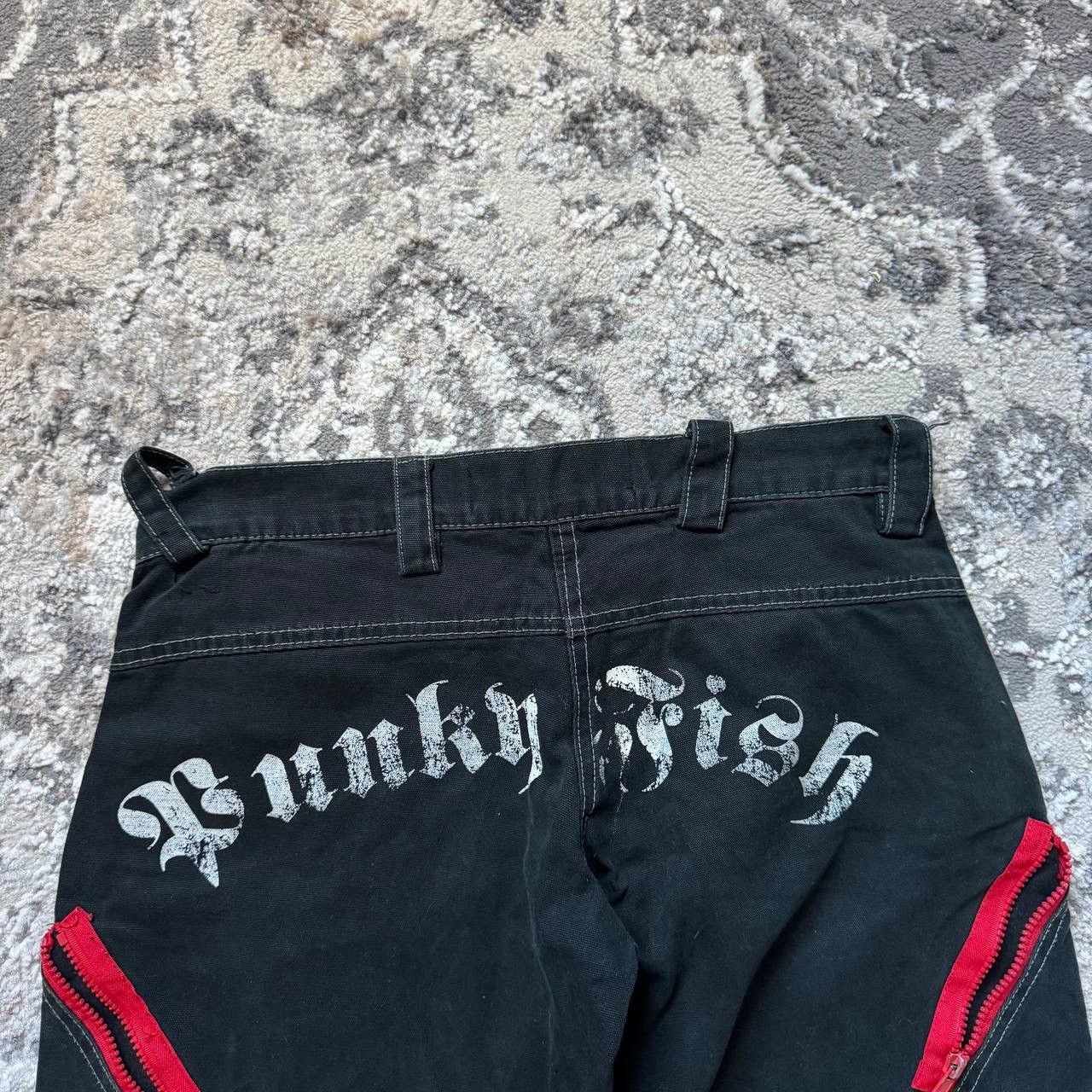 Japanese Brand Japanese Punky Fish Ultra Wide Leg Skate JNCO Skate Pants Size 32" / US 10 / IT 46 - 5 Thumbnail