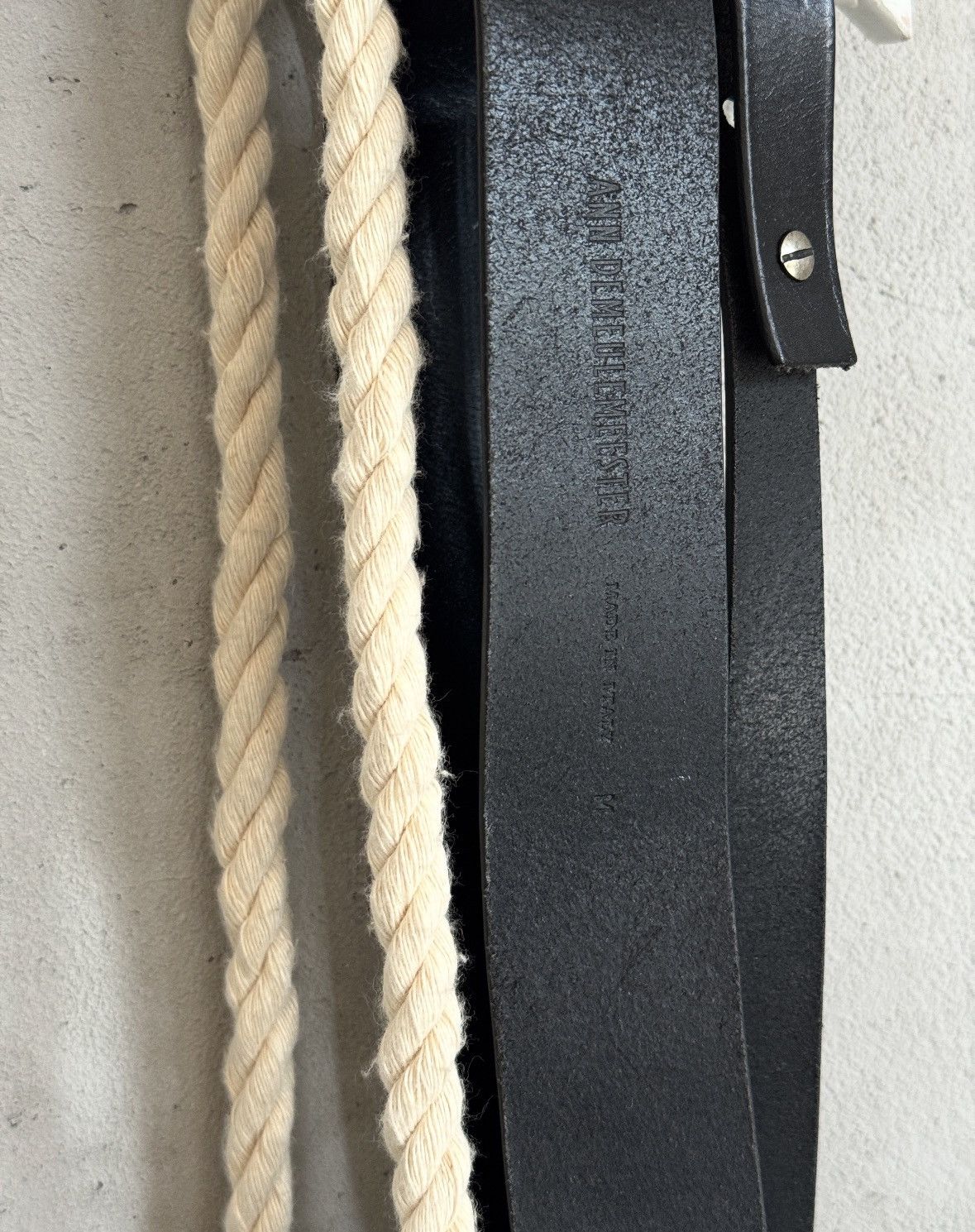 Ann Demeulemeester Ann Demeulemeester Kenya Strap Rope Belt AW19 Size ONE SIZE - 6 Thumbnail