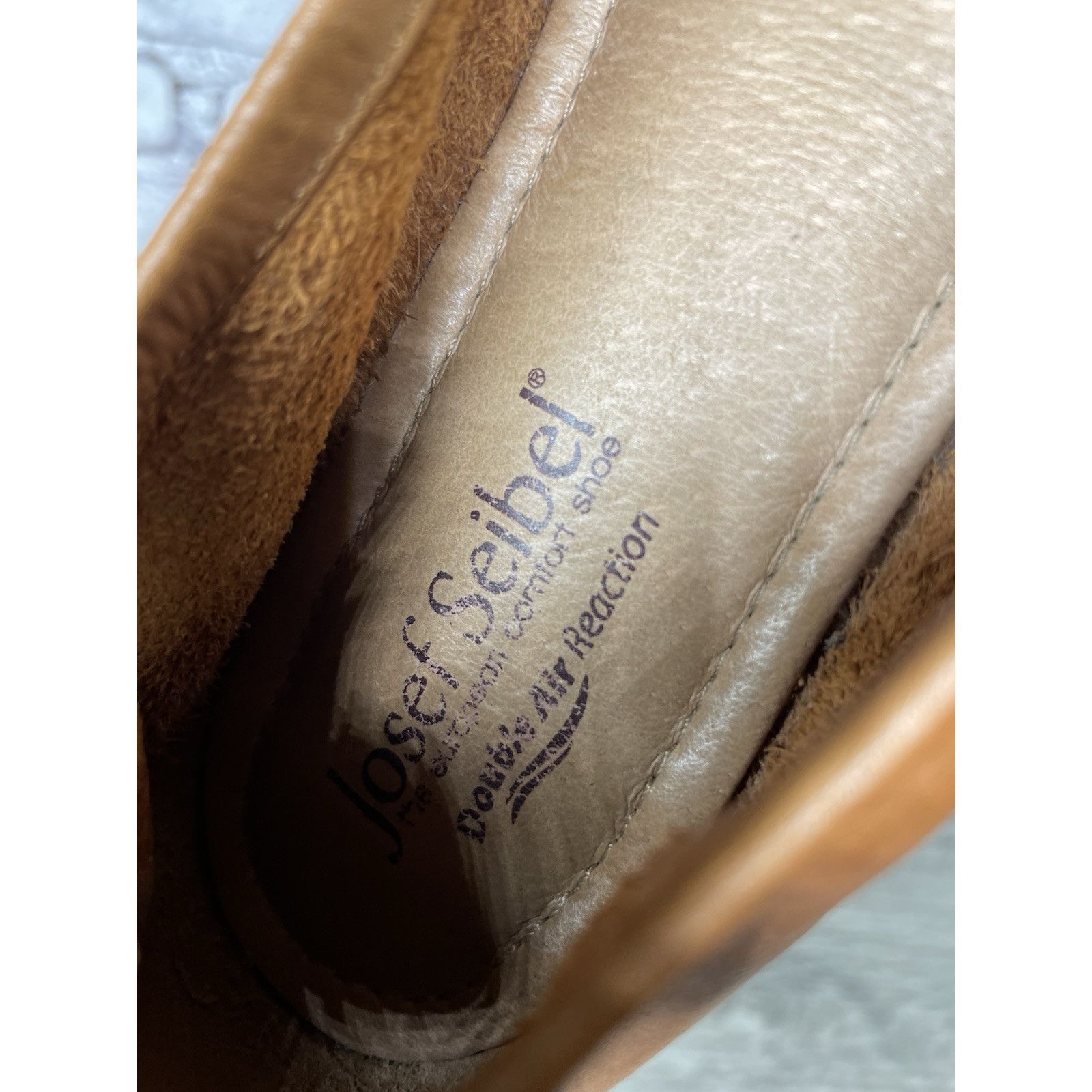 JOSEF SEIBAL Josef Seibel Fenja Brown Leather Ballerina Ballet Flats Wome Size US 9.5 / IT 39.5 - 10 Thumbnail