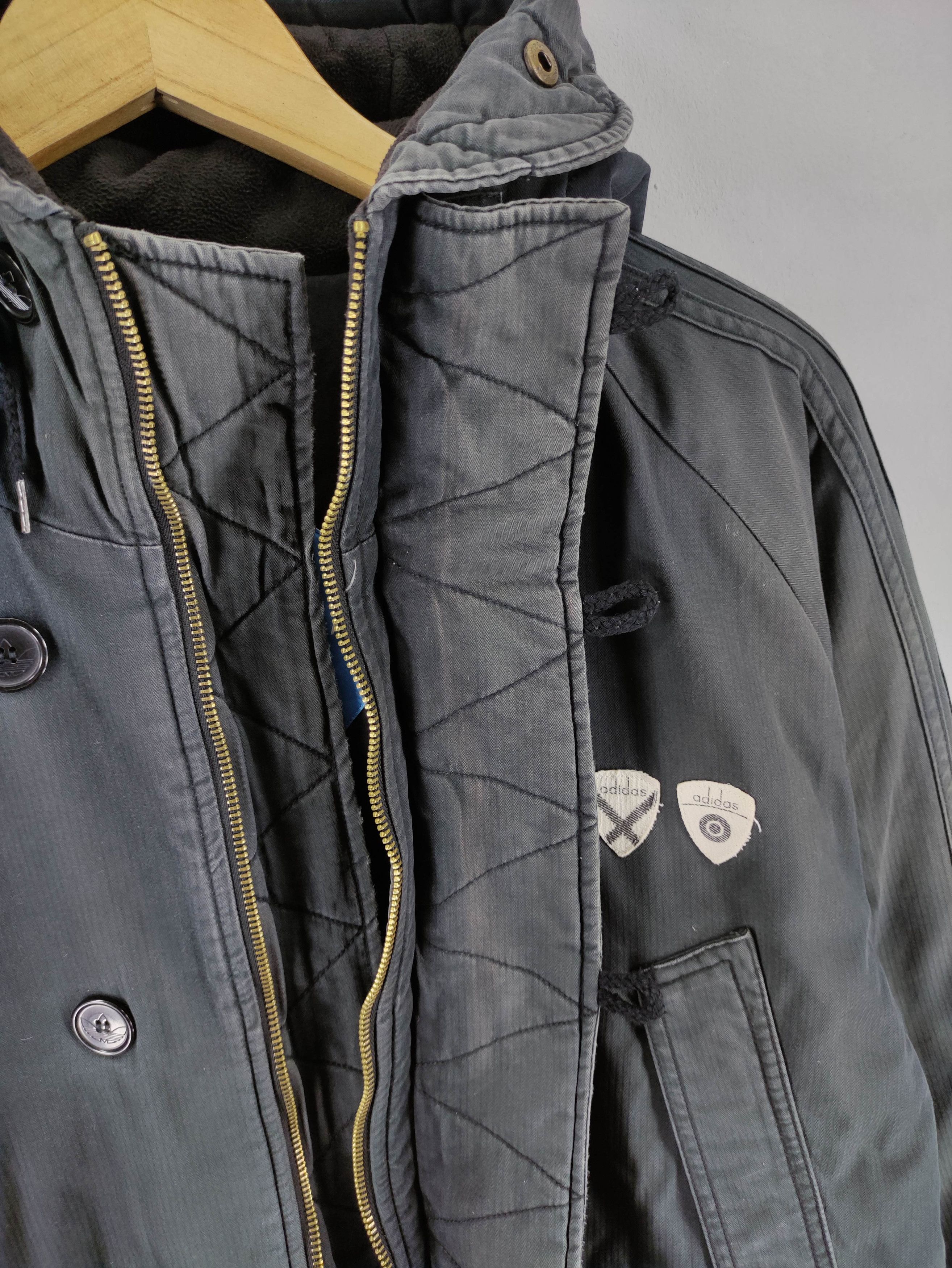 Adidas Vintage Adidas Faded Parka Jacket Puffer Hoodie Zipper Size US L / EU 52-54 / 3 - 5 Thumbnail