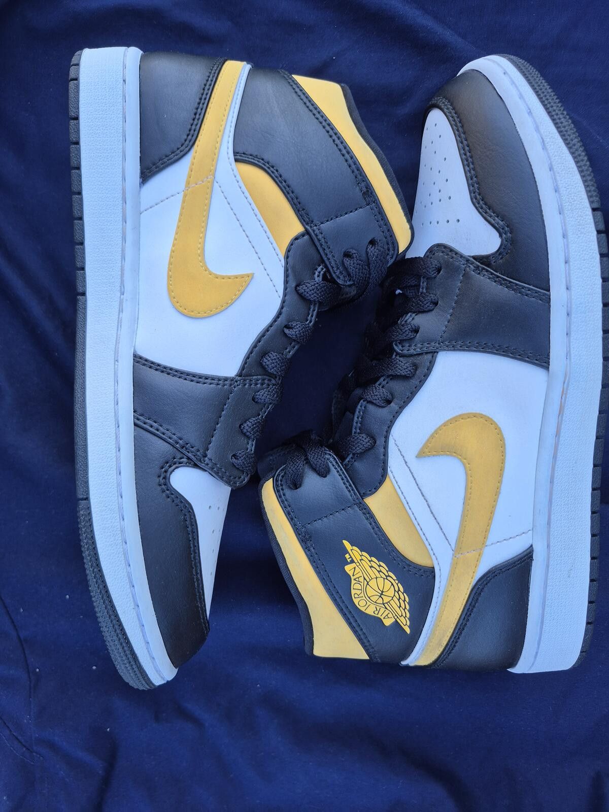 Jordan Brand Air Jordan 1 Mid 'Black University Gold' Size 10 - No Box Size US 10 / EU 43 - 1 Thumbnail