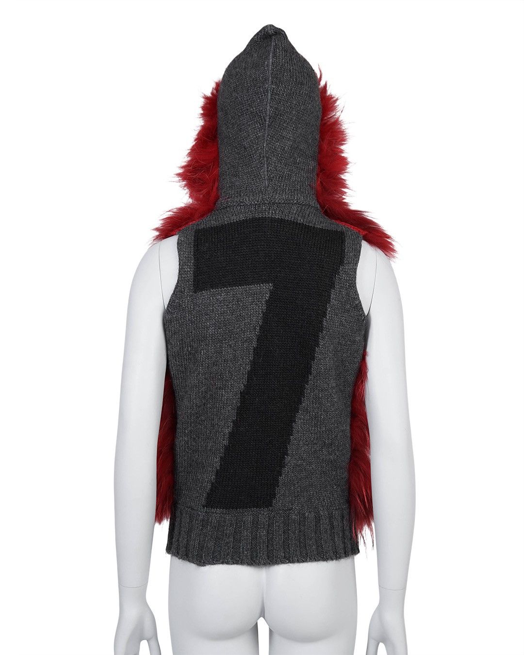 Dirk Bikkembergs Dirk Bikkembergs Feather Mohair Hooded Vest Size S / US 4 / IT 40 - 4 Thumbnail