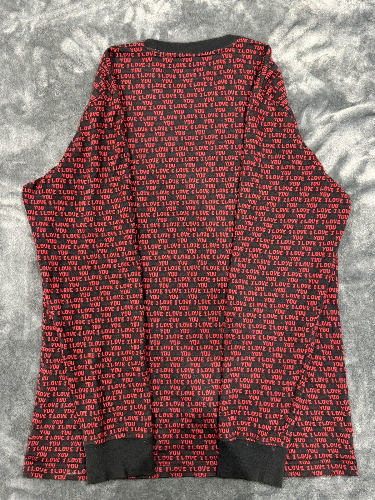Supreme Supreme I Love You Jacquard Long Sleeve Shirt Size US M / EU 48-50 / 2 - 2 Thumbnail