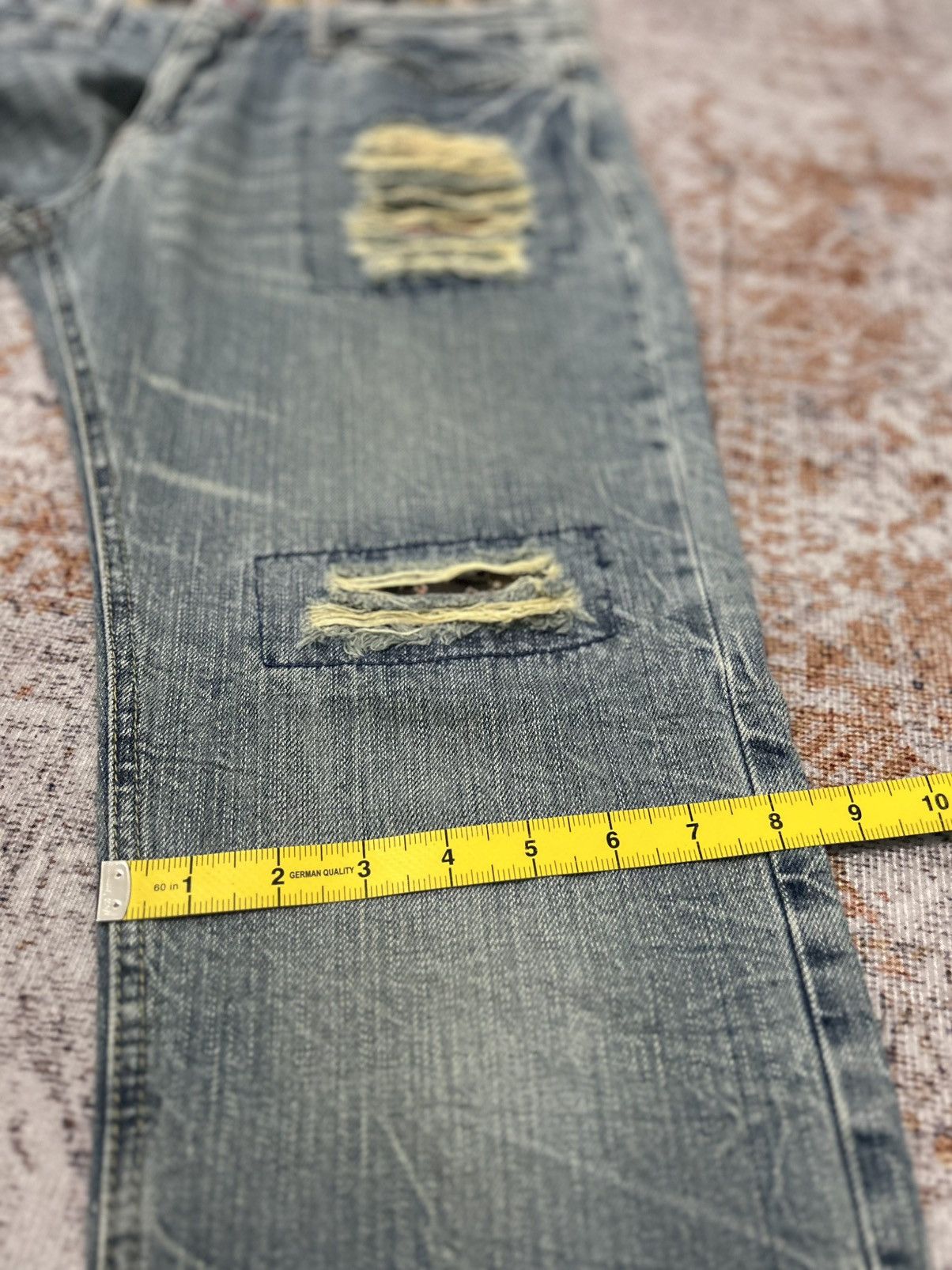 Hysteric Glamour Japanese Brand Doublle layer Rippert Jeans Size US 32 / EU 48 - 15 Thumbnail