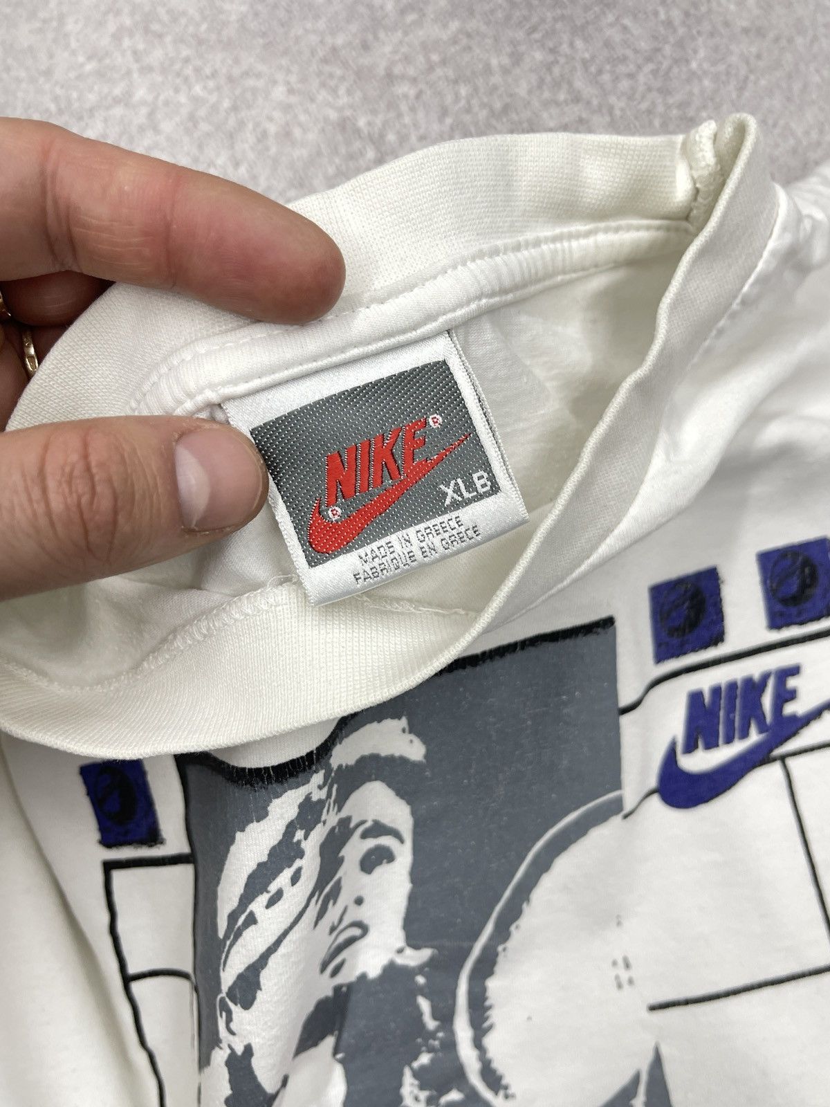Nike Vintage 90s Nike Andre Agassi Challenge Court Tennis T Shirt Size US S / EU 44-46 / 1 - 9 Thumbnail