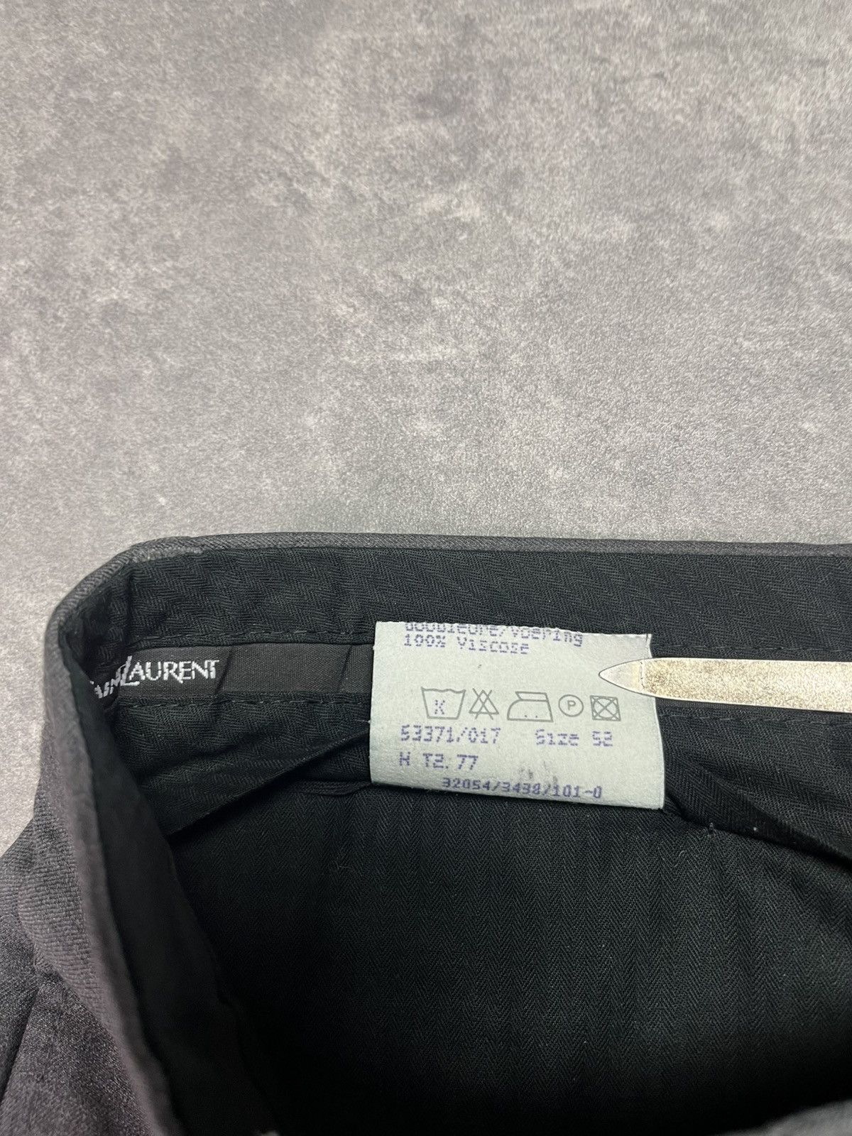Yves Saint Laurent 90s Yves Saint Laurent YSL Vintage Wool Casual Pants 52 Size US 36 / EU 52 - 9 Thumbnail