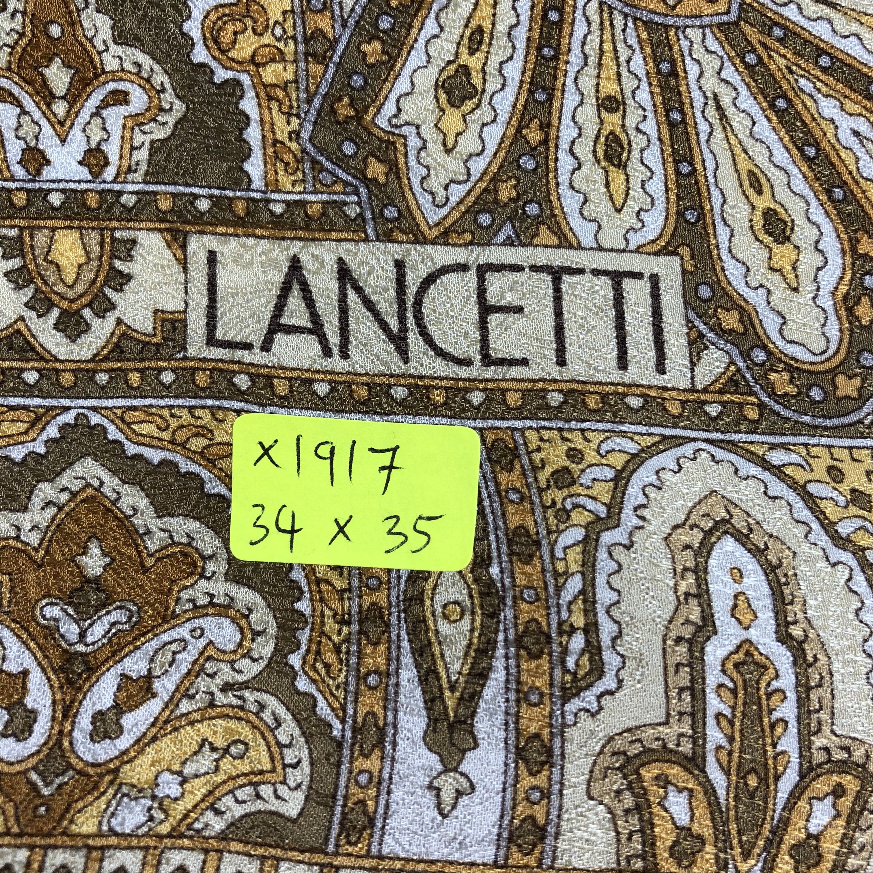 Lui di Lancetti Vintage Lui De Lancetti Silk Scarf Size ONE SIZE - 7 Thumbnail