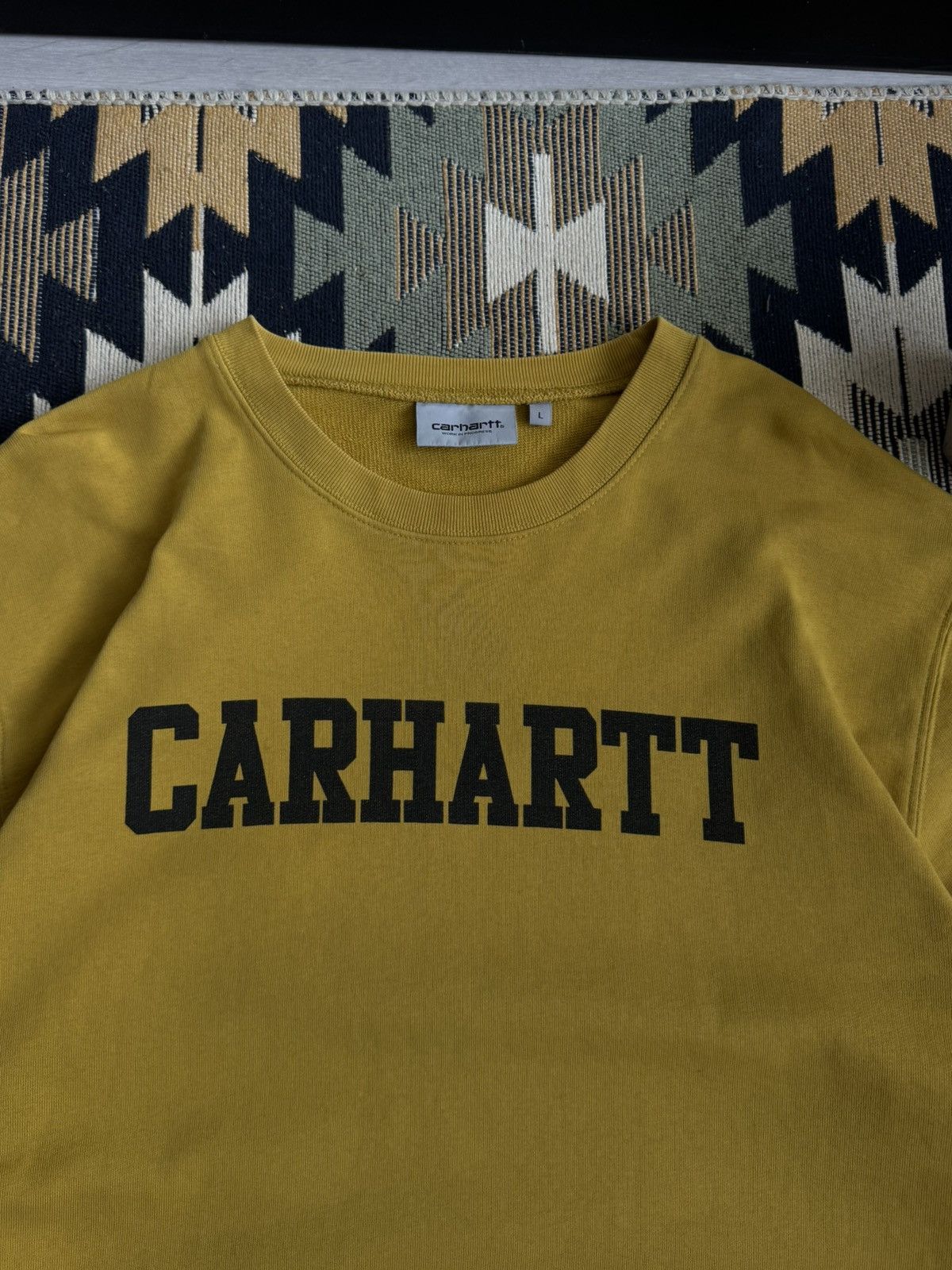 Carhartt Vintage Carhartt College Logo Sweatshirt Size US L / EU 52-54 / 3 - 6 Thumbnail