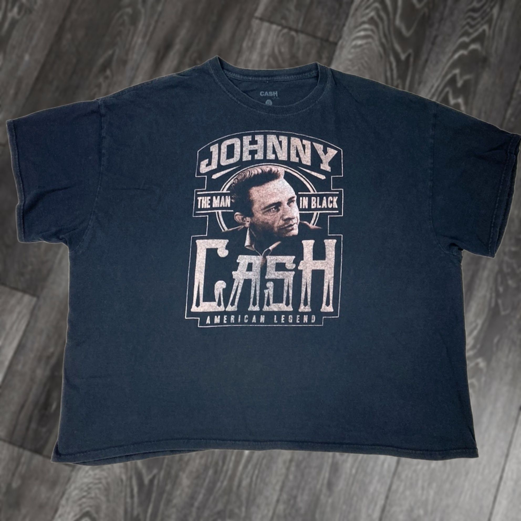 Vintage VINTAGE Johnny Cash The Man In Black Graphic T-shirt Men 3XL Black Short Sleeve Music Shirt Size US XXL / EU 58 / 5 - 1 Thumbnail