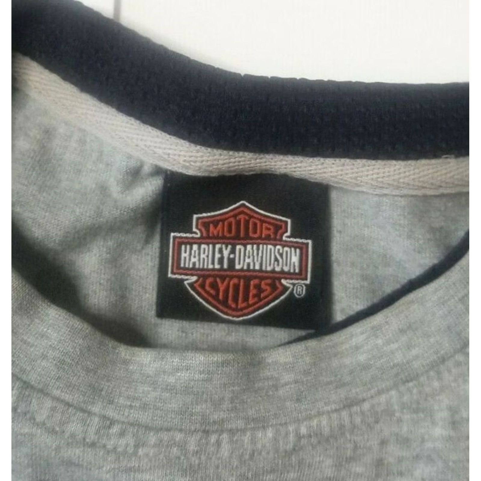 Harley Davidson Harley-Davidson Mens XL T-Shirt Embroidered Tee Gray Short Sleeve Victoria Texas Shirt Mens XL Gray Embroidered Harley-Davidson T-Shirt Size US XL / EU 56 / 4 - 5 Thumbnail