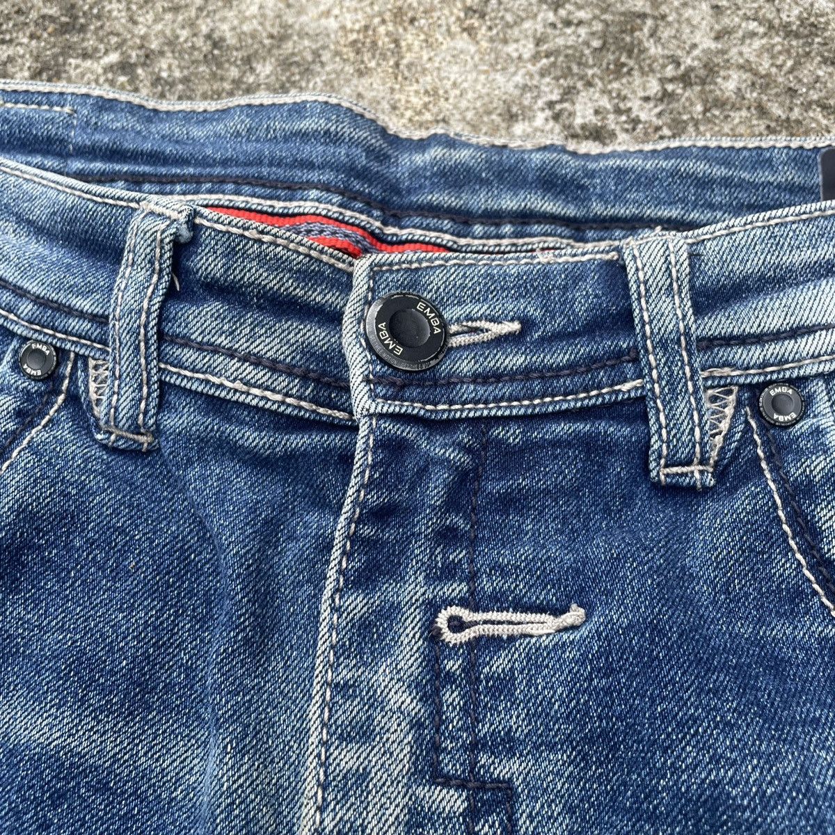If Six Was Nine Distressed Emba Skinny Jeans Japan Style Size US 34 / EU 50 - 8 Thumbnail