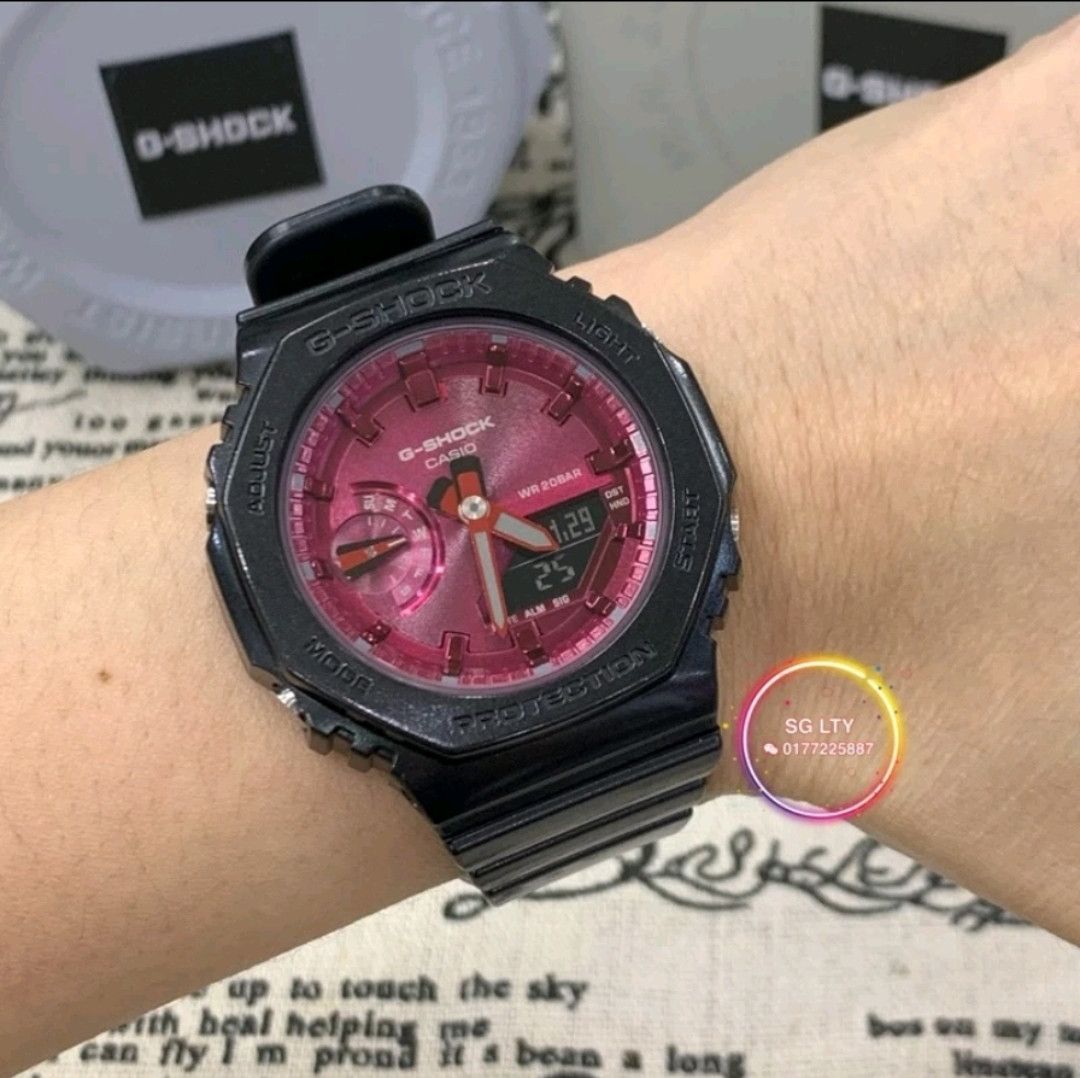 Casio × G Shock Casio G Shock GMA-S2100RB-1A (New) Size ONE SIZE - 3 Thumbnail