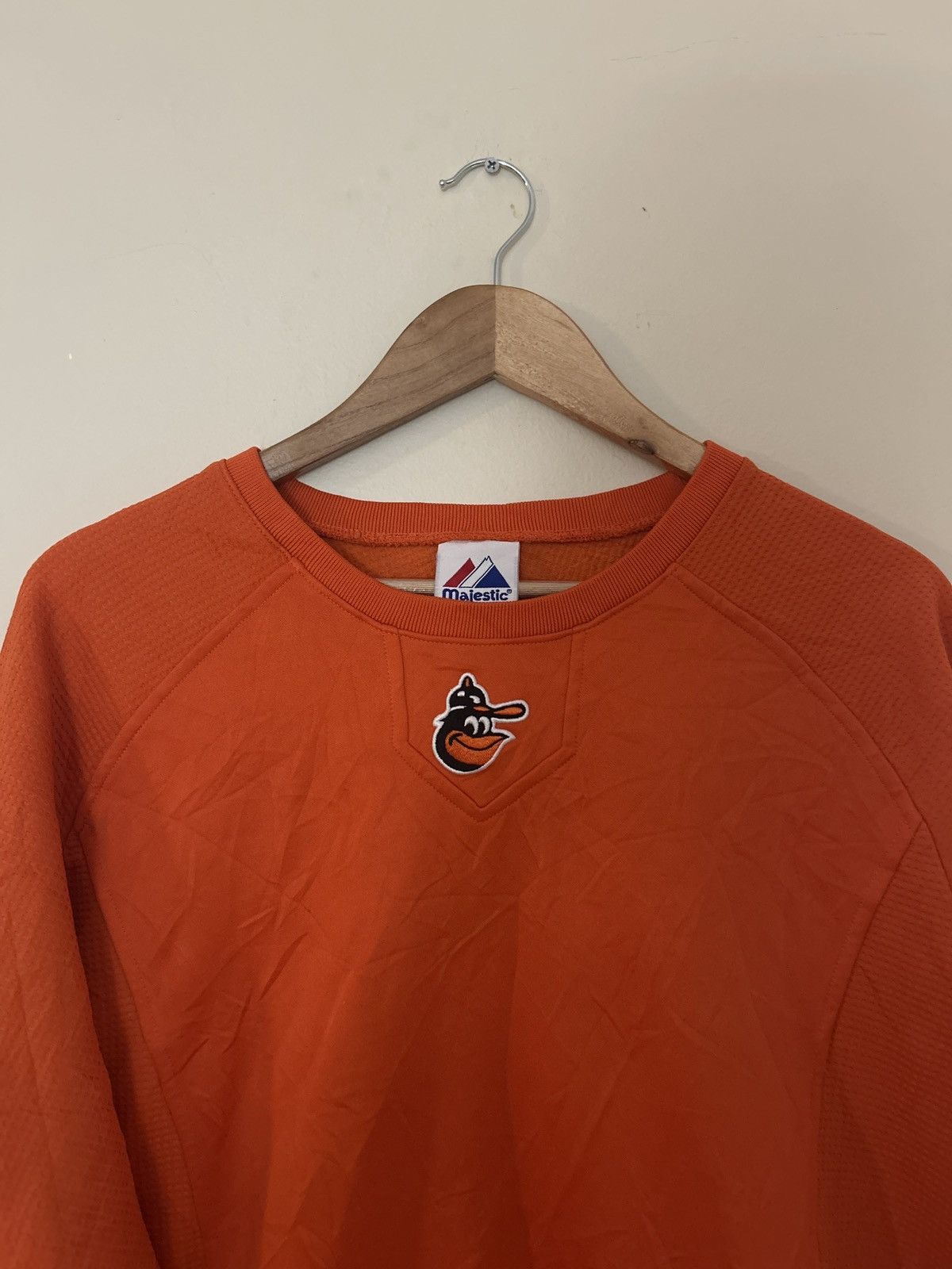 Majestic × Vintage Vintage 2009 Majestic MLB Baltimore orioles long sleeve Size US XL / EU 56 / 4 - 3 Thumbnail