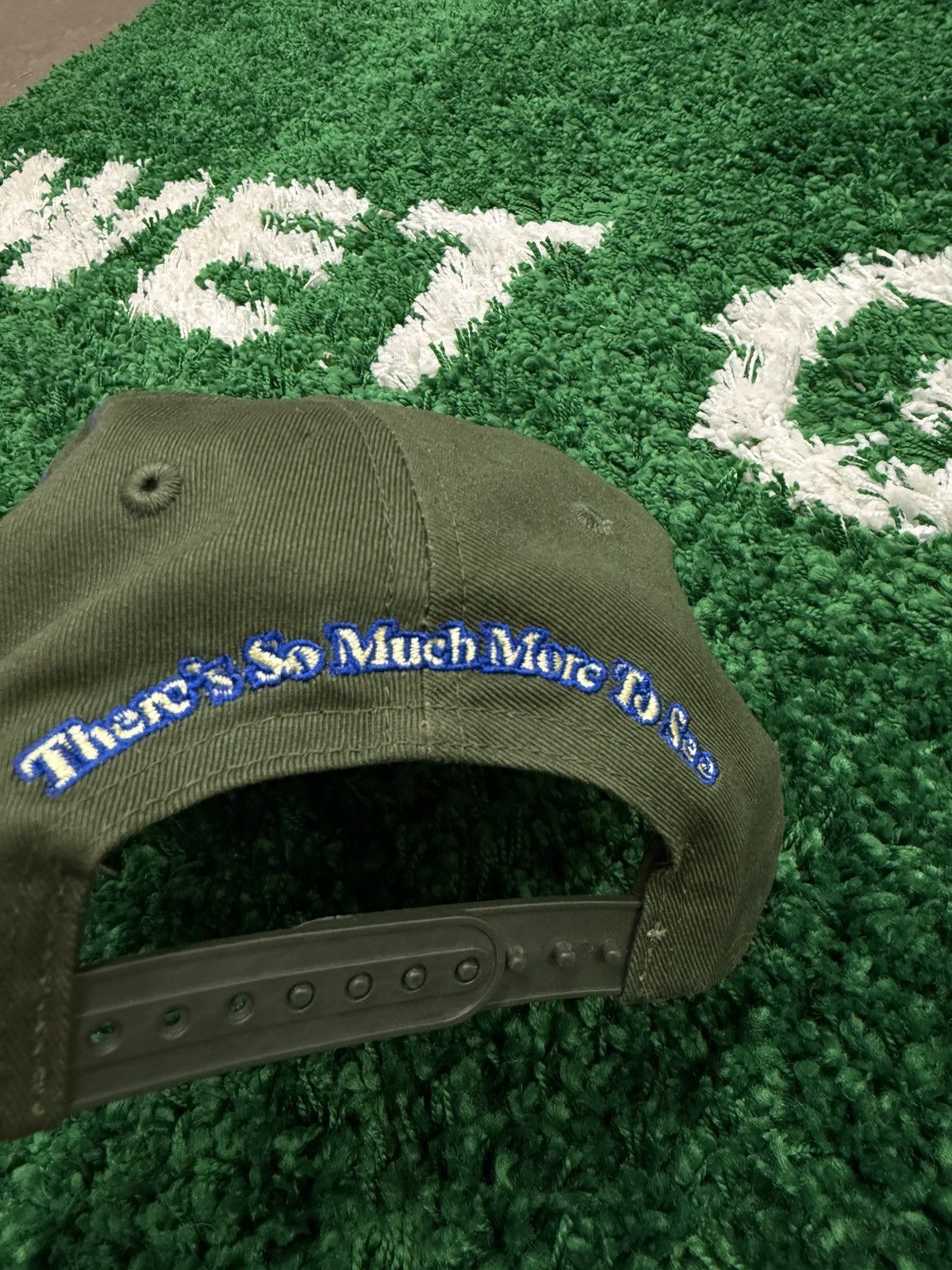 Brockhampton RARE Brockhampton Roadrunner Flame Forest Green Paint Hat Size ONE SIZE - 6 Thumbnail