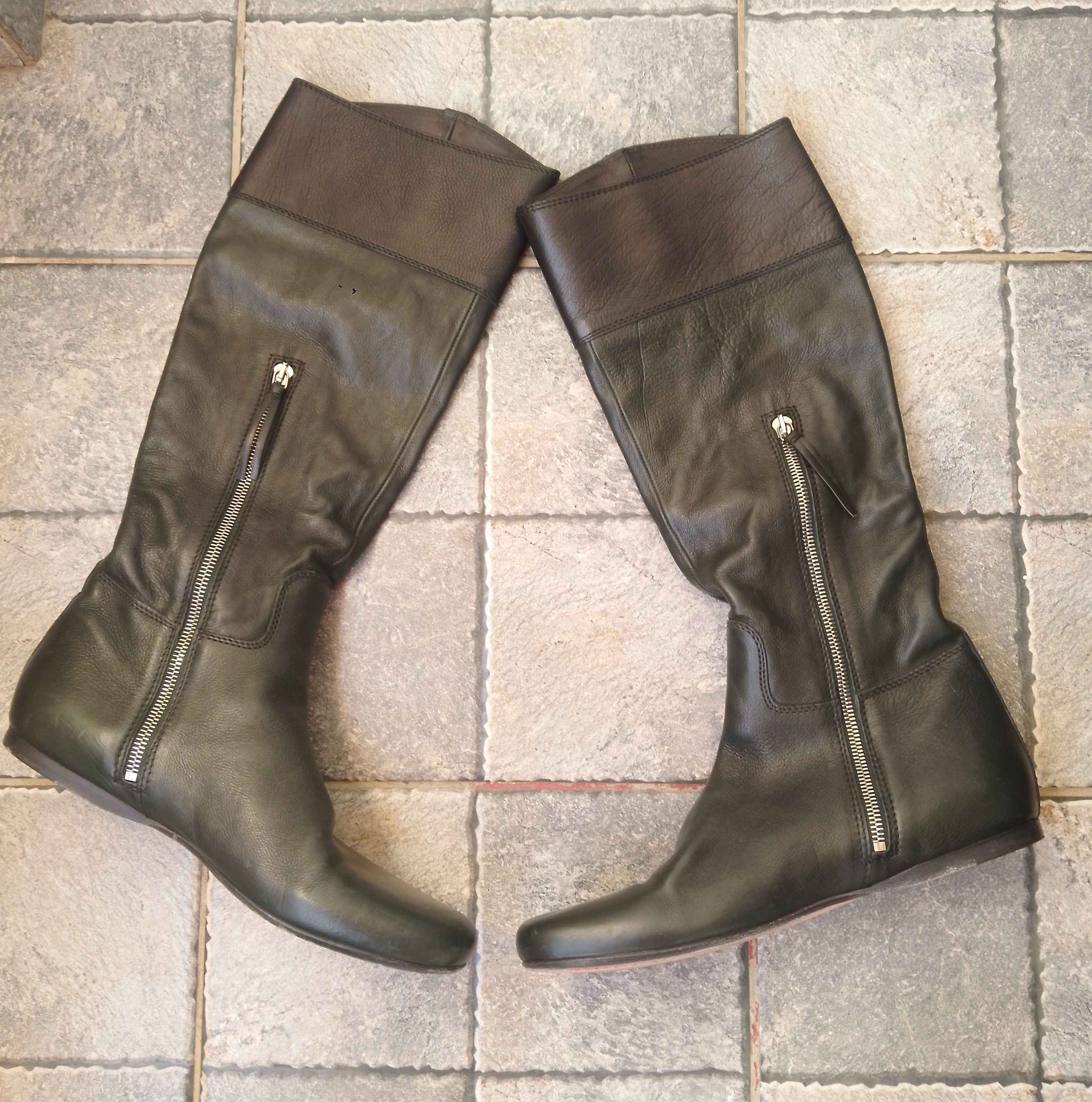 Miu Miu Miu Miu leather riding boots Size US 9.5 / IT 39.5 - 1 Thumbnail