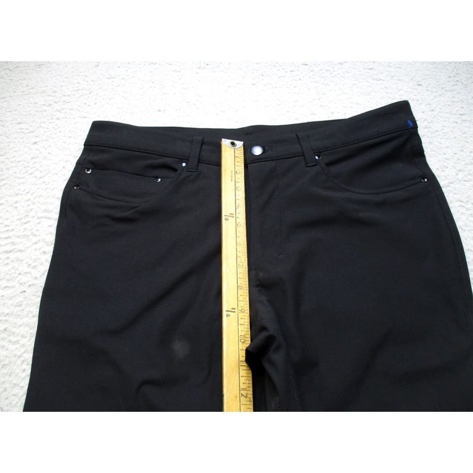 Lululemon Lululemon ABC Pants Mens 32 Black Slim Fit Chino Casual Warpstreme Golf Travel Pants Jeans Trousers Slim 5-Pocket Design Size US 33 - 5 Thumbnail