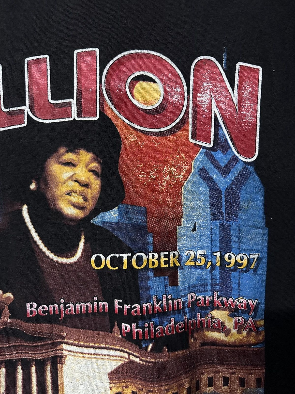 Rap Tees Vintage 90s Million Woman March Sister Faded Rap Tee Size US XXL / EU 58 / 5 - 5 Thumbnail