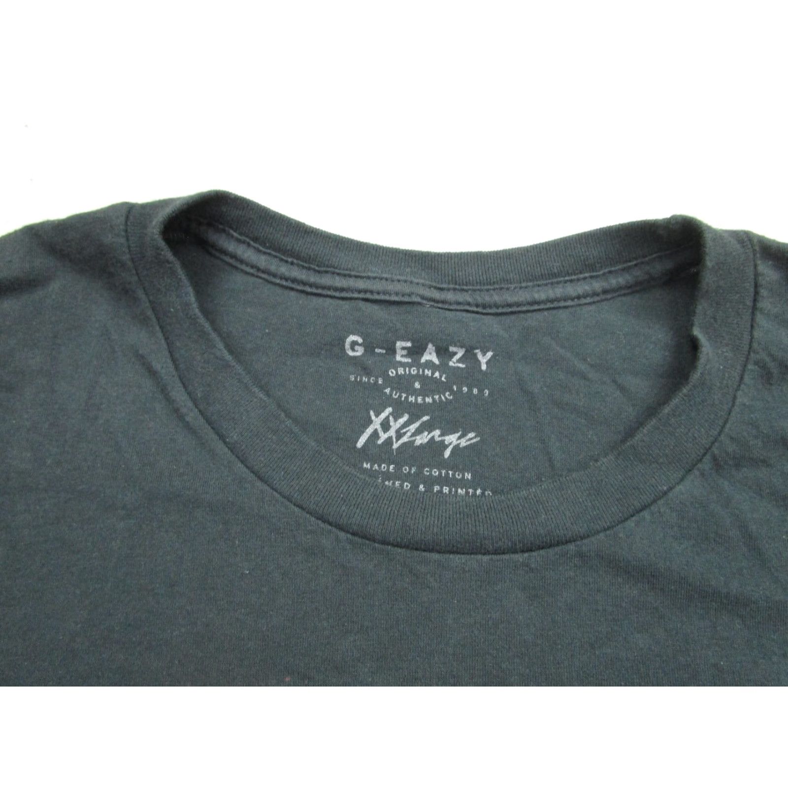 Vintage G-Eazy Shirt 2XL Black When It's Dark Out World Tour Tee Concert Rap Hip Hop Mens Size US XL / EU 56 / 4 - 5 Thumbnail