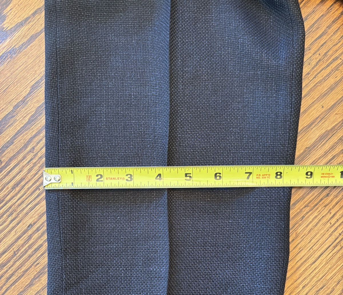 Other Black Basketweave Double Breasted Wool Suit Size 34S - 18 Thumbnail