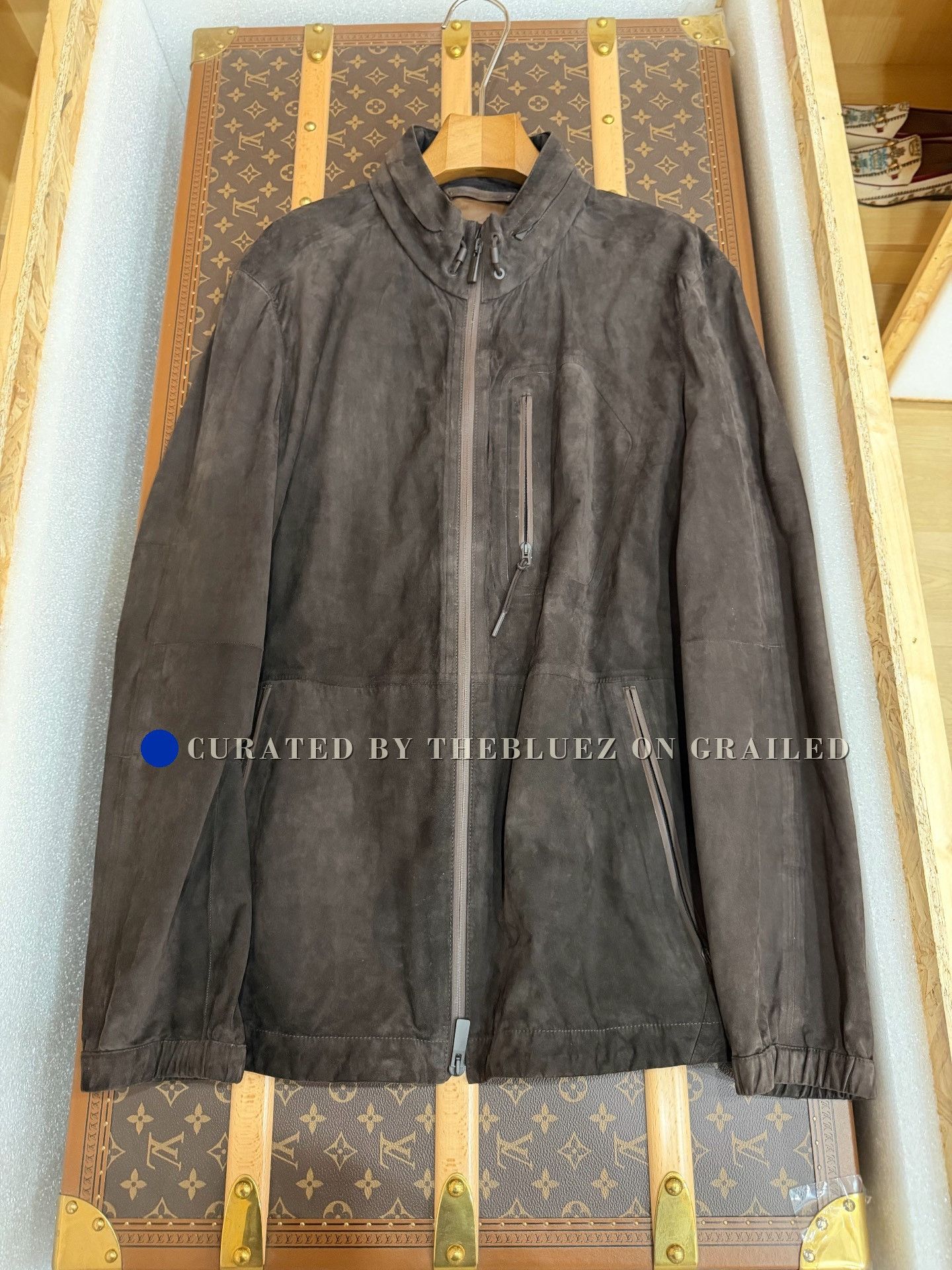 Ermenegildo Zegna Zegna Aviator Leather Jacket Size US L / EU 52-54 / 3 - 1 Thumbnail