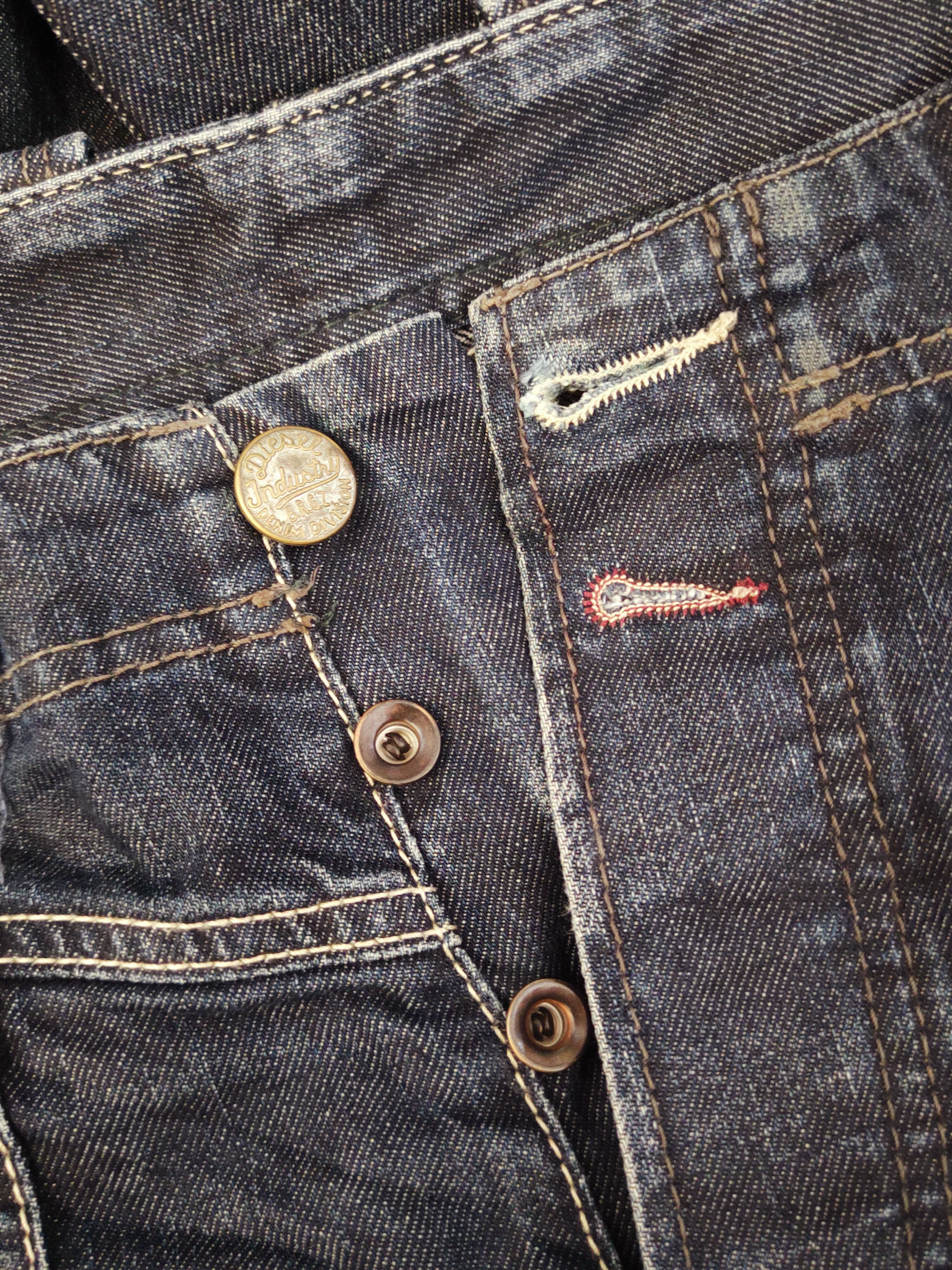 Diesel Diesel Industry Blue Black Distressed Ripped Jeans #S2666 Size US 36 / EU 52 - 15 Thumbnail