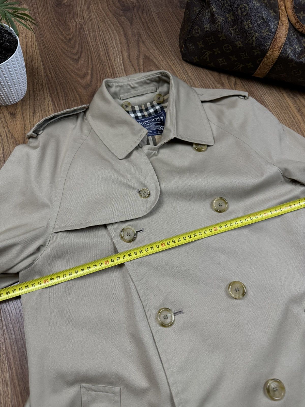 Burberry Vintage trench coat Burberry original luxury streetwear item Size L / US 10 / IT 46 - 7 Thumbnail