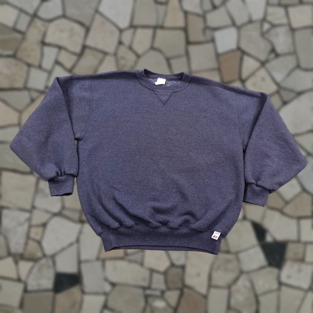 Russell Athletic VINTAGE Russell Athletic Sweatshirt Mens Medium Blue Crewneck Pullover Sweater Size US M / EU 48-50 / 2 - 1 Thumbnail