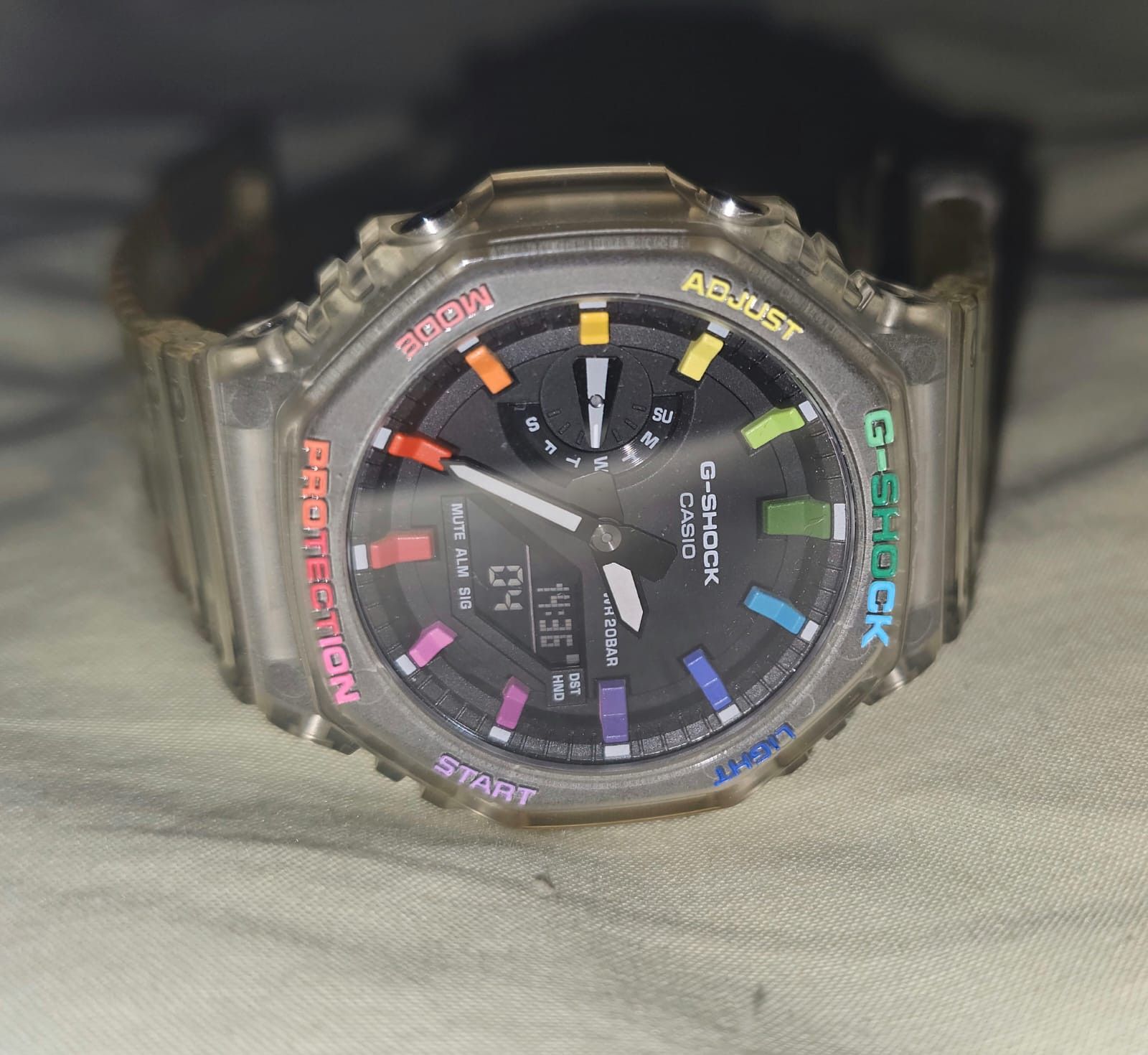 Casio Casio G Shock "Casioak" GA-2100SKE Rainbow Crystal Watch Size ONE SIZE - 3 Thumbnail