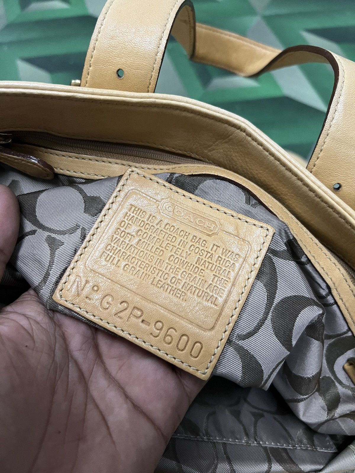 Coach × Leather × Vintage Vintage Coach Leather Bag Size ONE SIZE - 7 Thumbnail