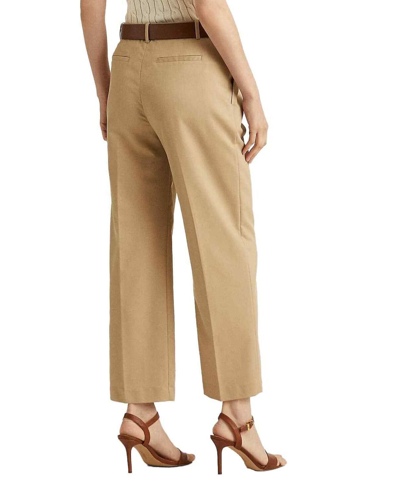 Lauren Ralph Lauren Lauren Ralph Lauren Petite Beige High Rise Ankle Pants 10 Size 32" / US 10 / IT 46 - 2 Thumbnail
