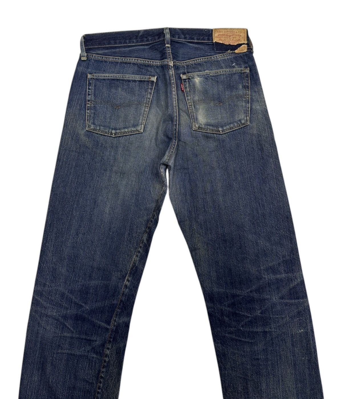 Levi's 🔥VTG 501 BIG E SELVEDGE DISTRESSED DENIM JEANS Size US 32 / EU 48 - 11 Thumbnail