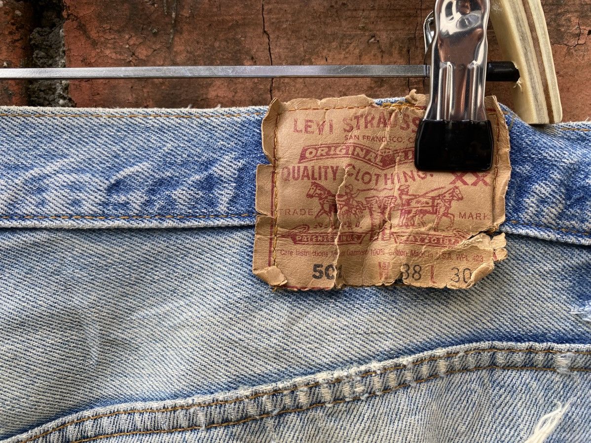 Levi's × Vintage W38x30 vintage levi's 501 distressed made in USA Size US 38 / EU 54 - 7 Thumbnail