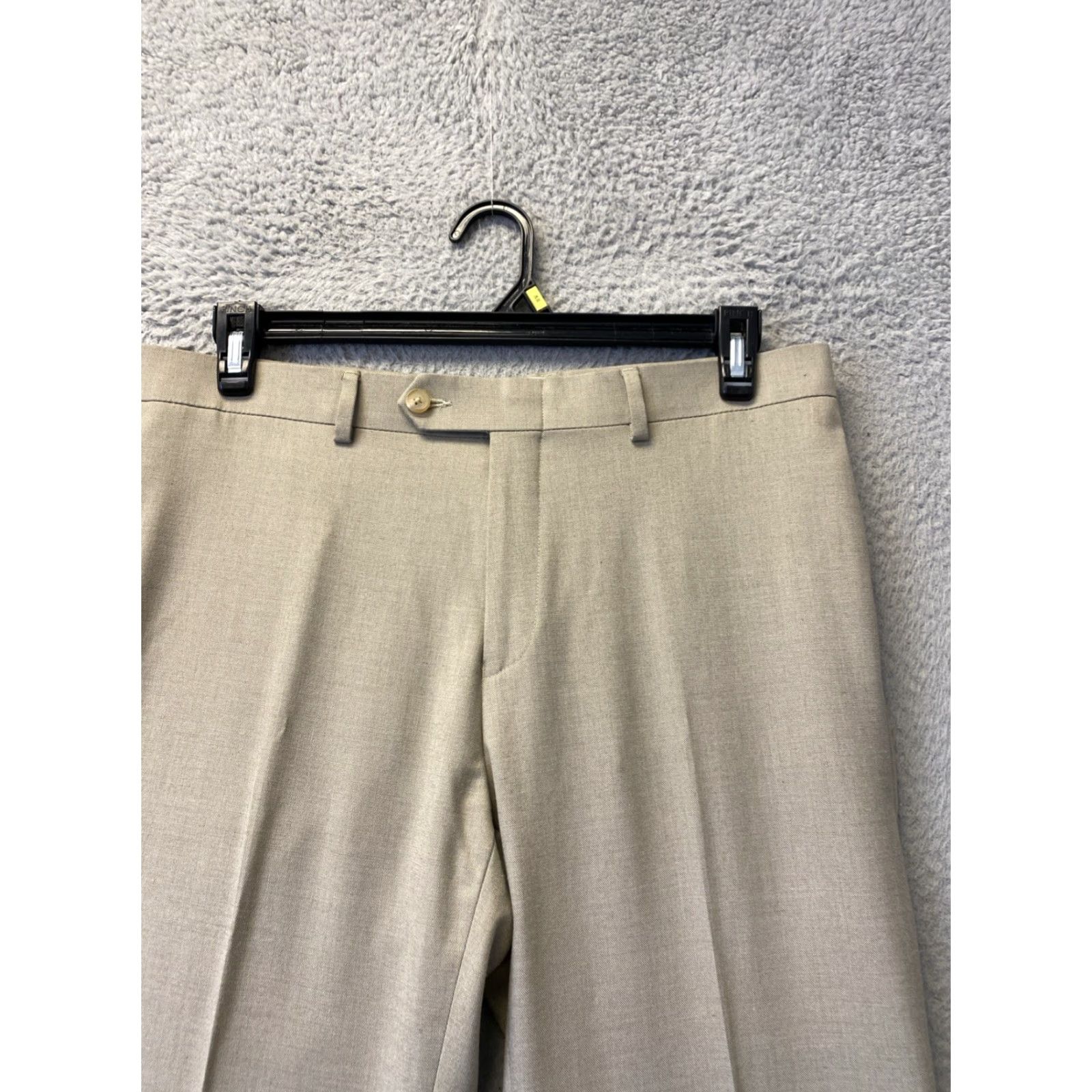 Ralph Lauren RALPH Lauren Pants 33x30 Tan Straight Leg Dress Pants Classic Fit Vintage City Hipster Preppy USA Polo Ralph Lauren Size US 33 - 2 Thumbnail