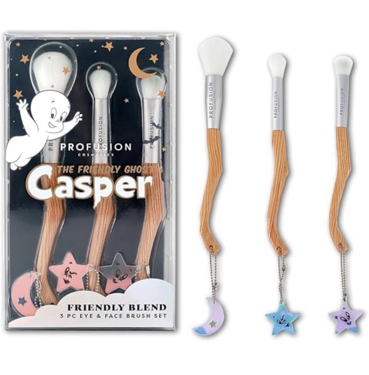 Other NEW Profusion Cosmetics Casper the Friendly Ghost Brush Set Size ONE SIZE - 1 Thumbnail