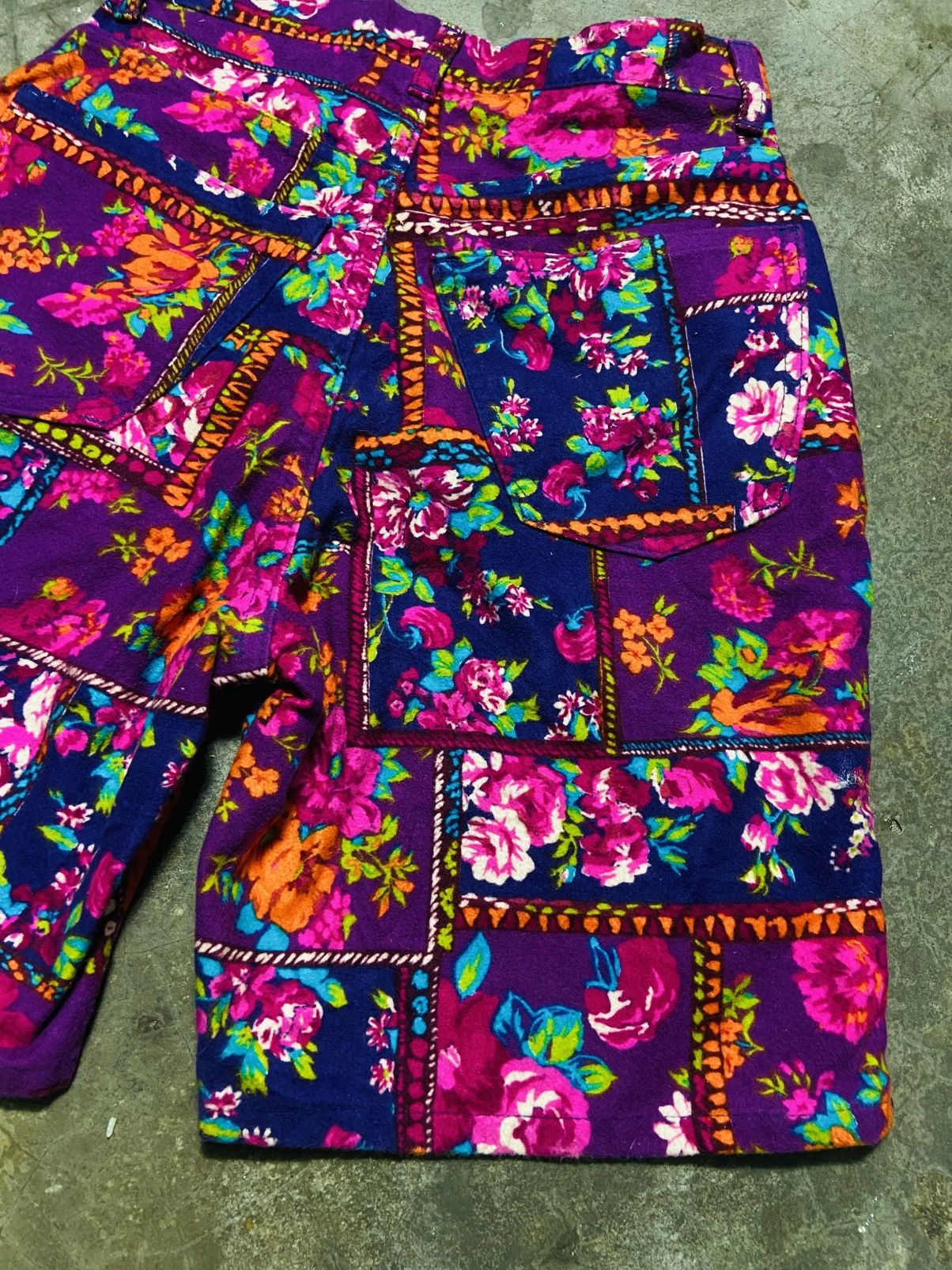Kenzo Kenzo Jeans Motive Flowers Short Pant Size 24" / US 00 / IT 34 - 10 Thumbnail