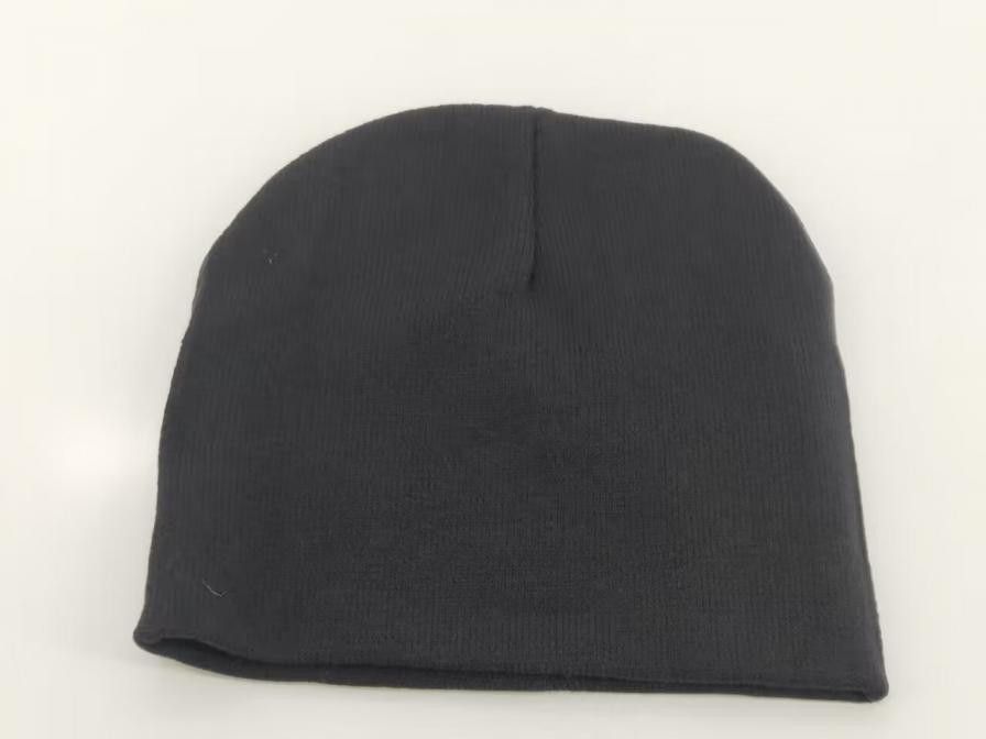 Other Fire Flame Graphic No Cuff Skull Cap Unisex Beanie Hat Black Size ONE SIZE - 2 Thumbnail