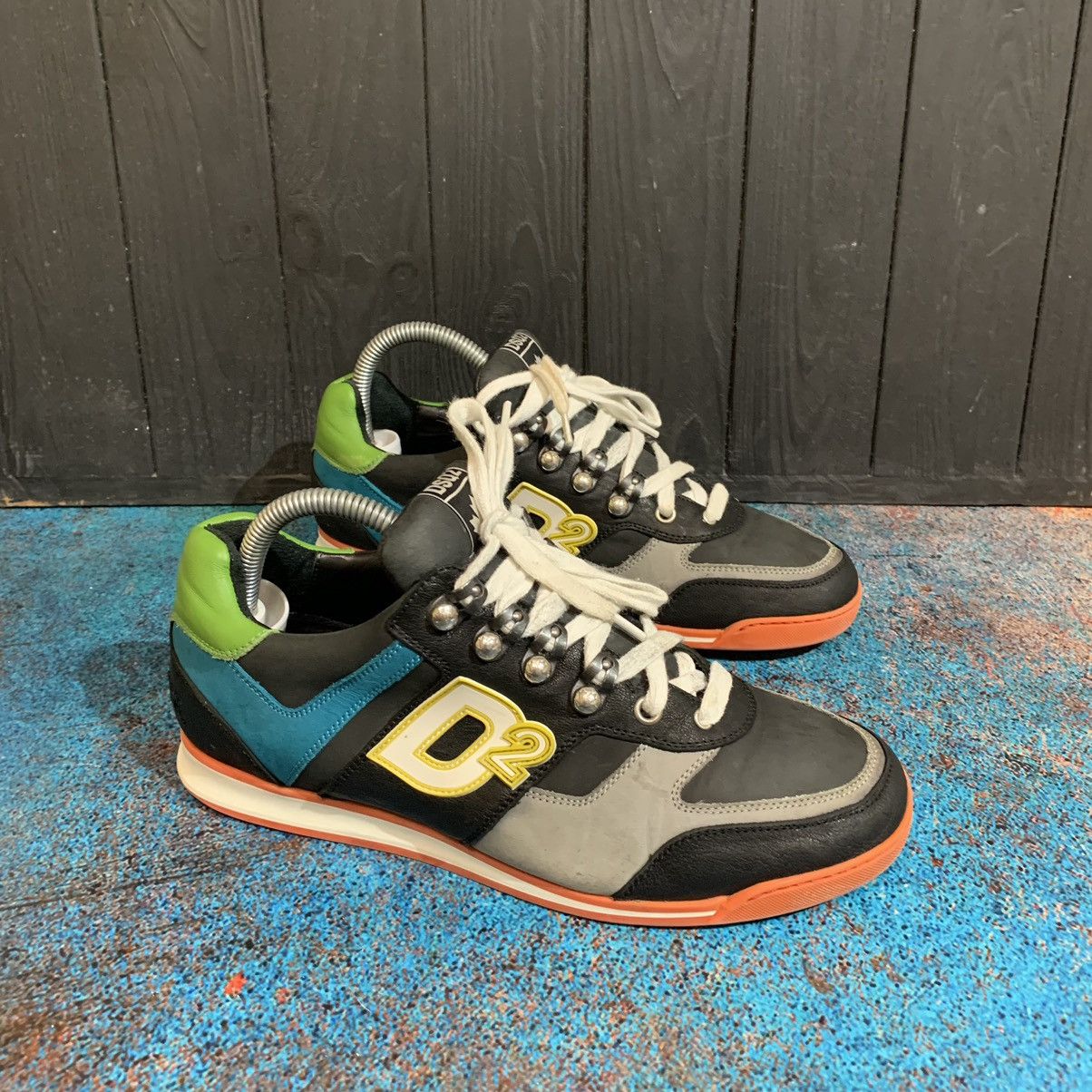 Dsquared2 Dsquared2 Leather Sneakers Size 39.5 Size US 6 / EU 39 - 3 Thumbnail